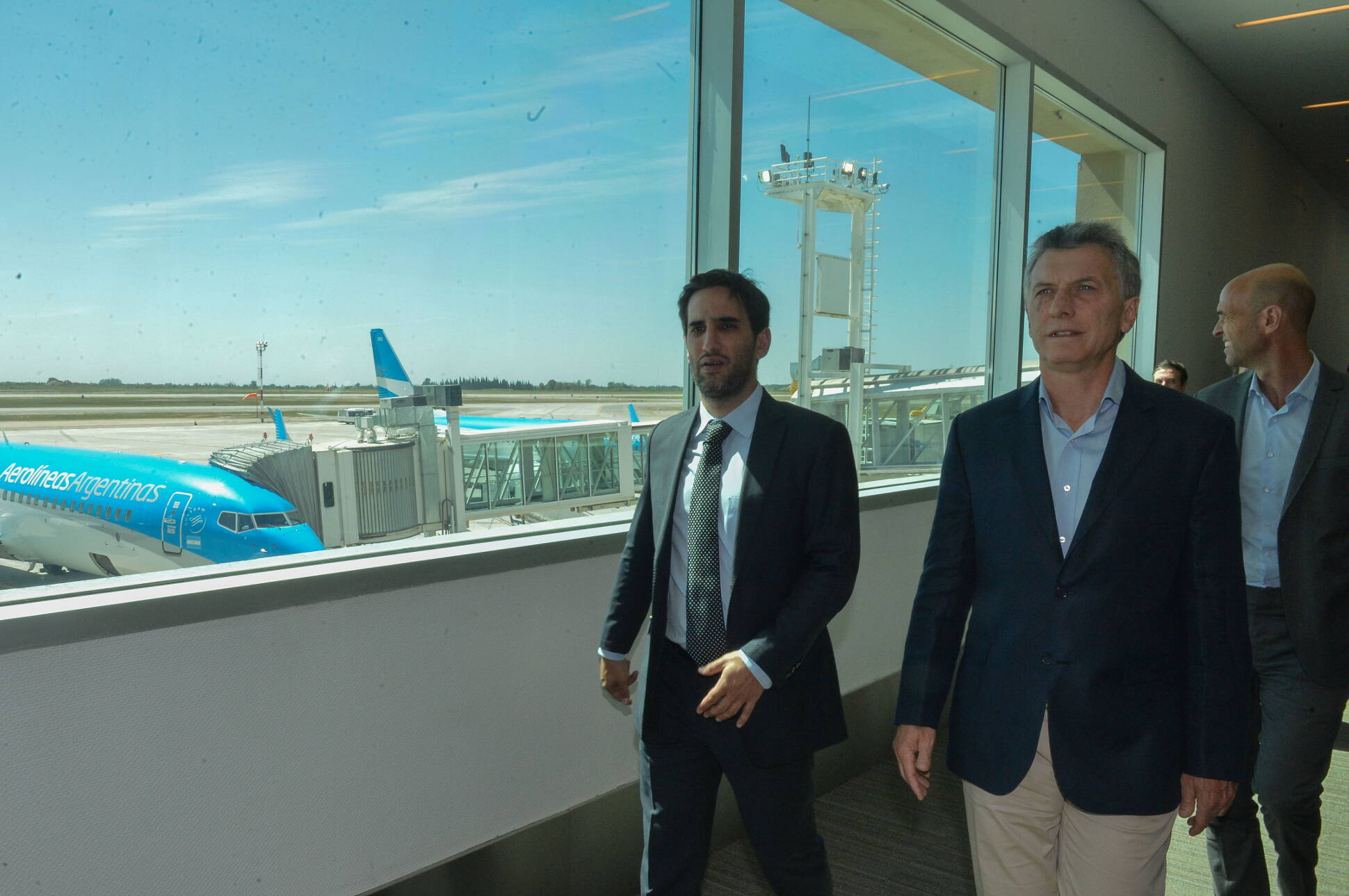 El presidente Macri encabezó la reinauguración del aeropuerto internacional de Mendoza