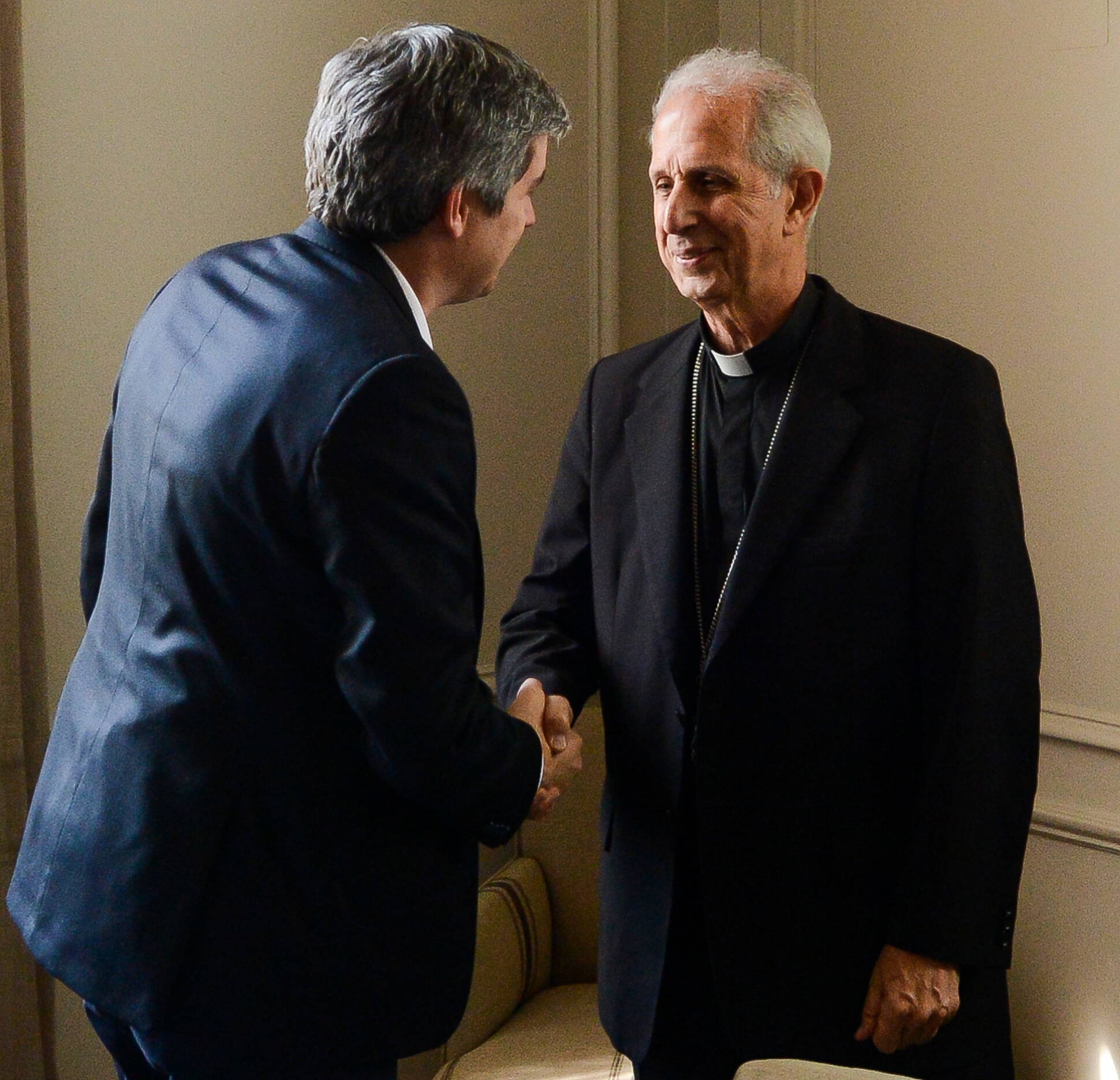 El Presidente recibió el saludo de la Conferencia Episcopal Argentina por Navidad y Año Nuevo