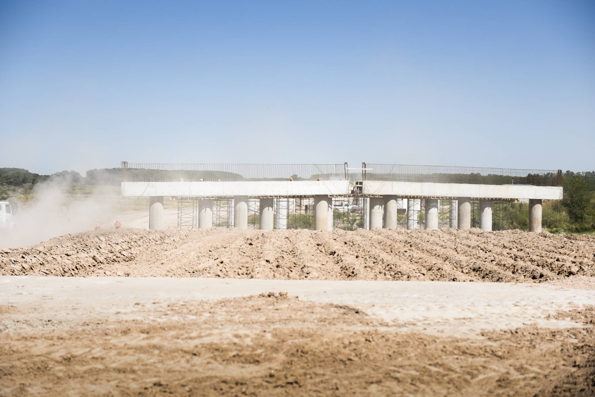 Avanza la construcción de la Autopista Presidente Perón en el conurbano bonaerense