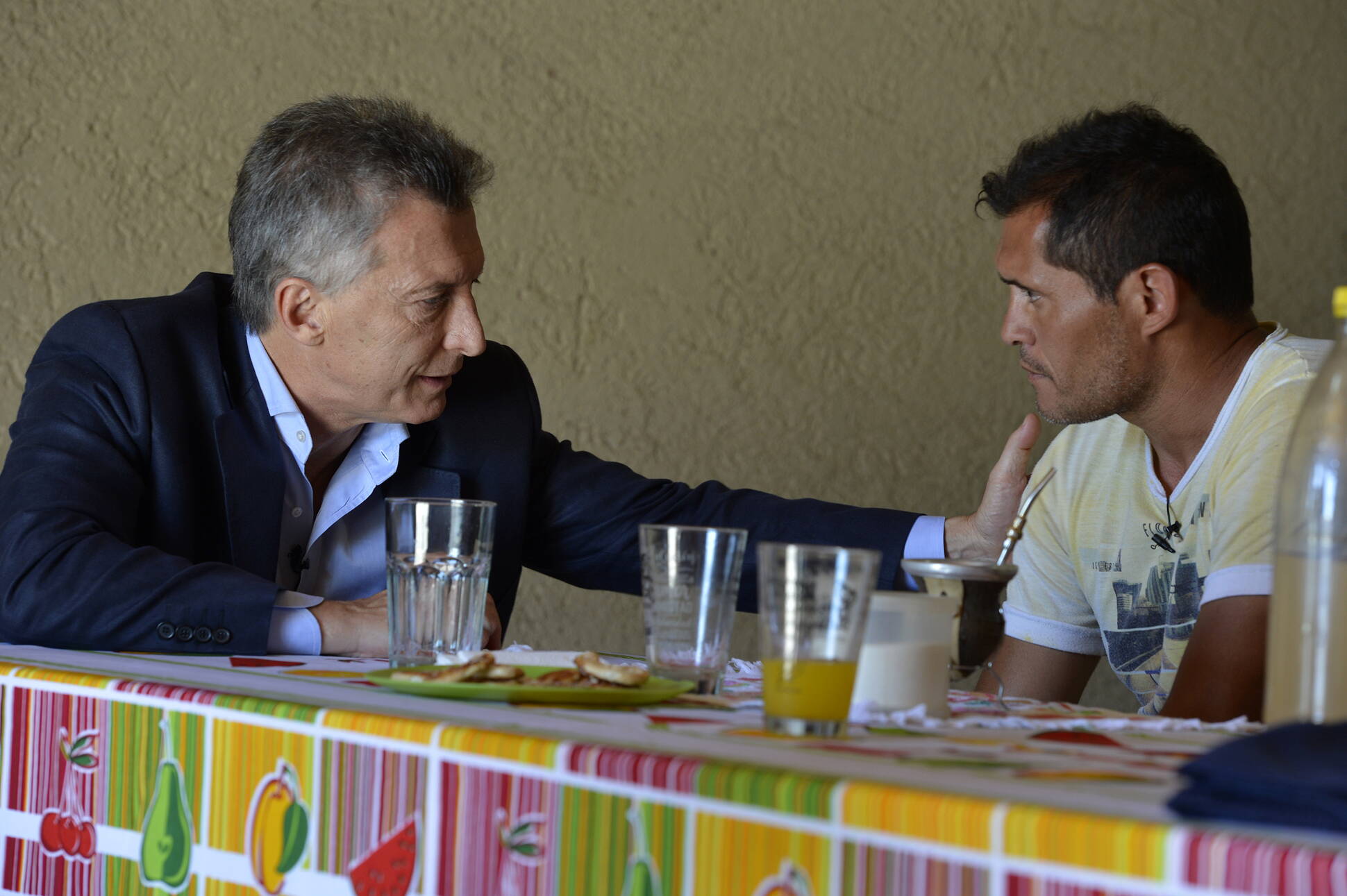 El presidente Mauricio Macri visitó la Asociación Social, Cultural y Deportiva San Pablo en Mendoza
