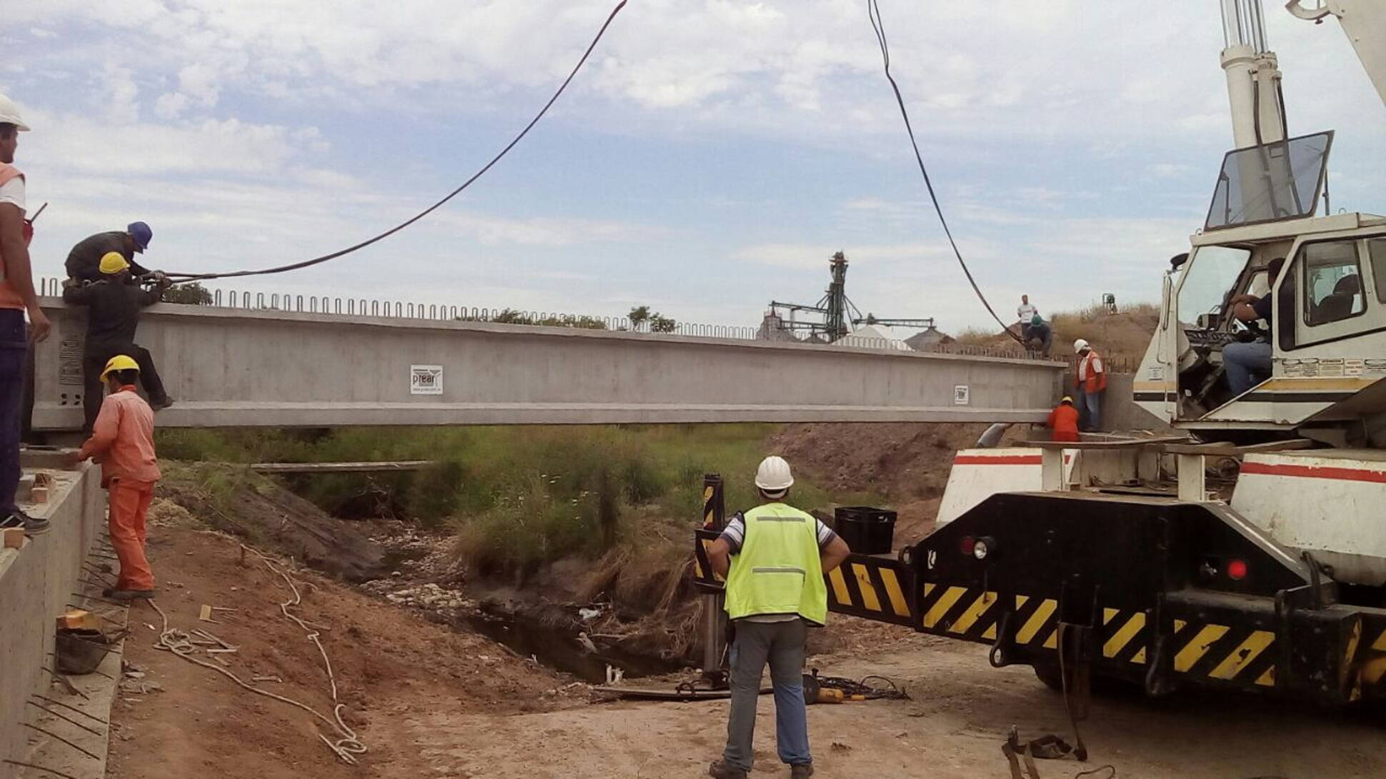 Vialidad construye un nuevo puente en Entre Ríos sobre la Ruta Nacional 18