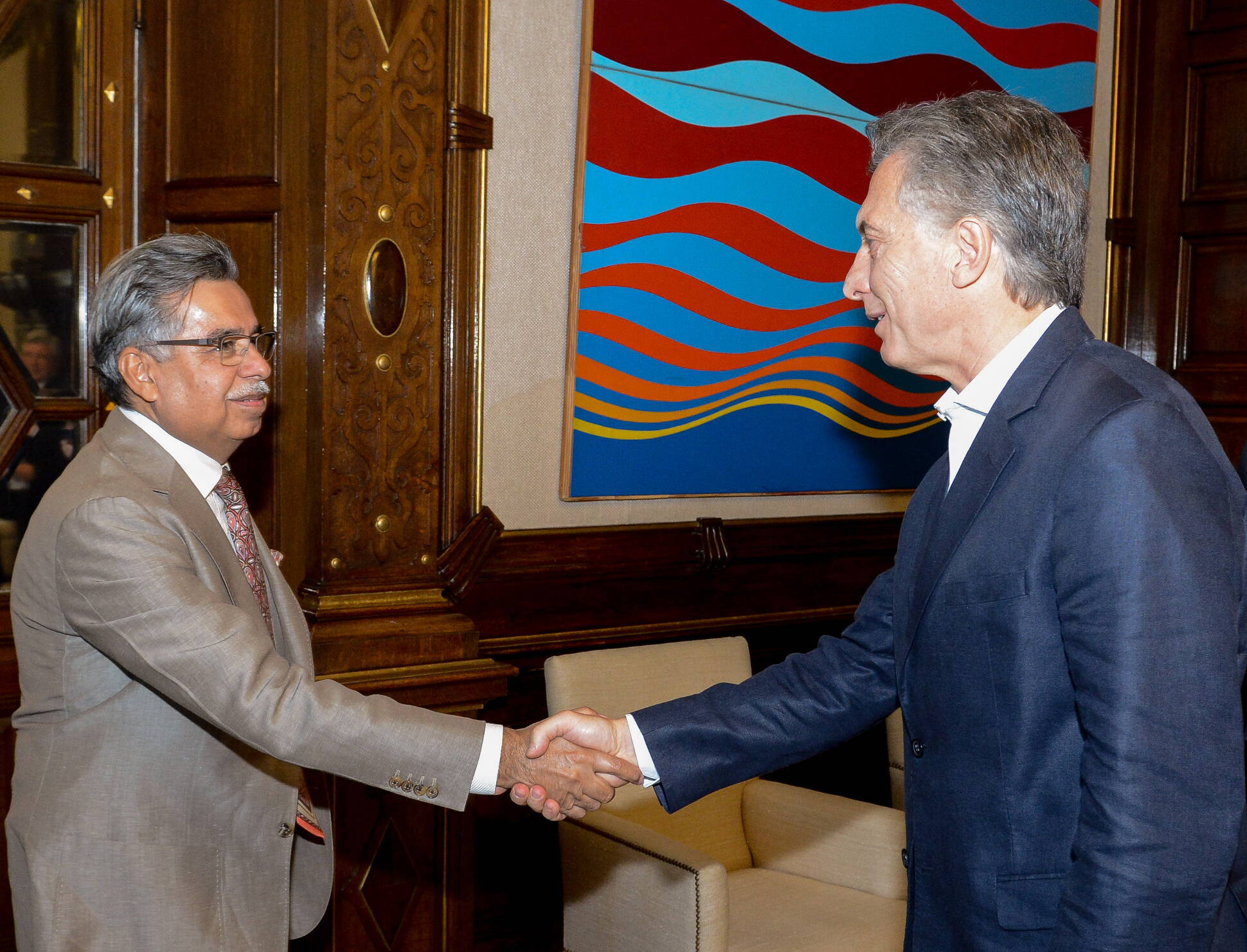 El presidente Macri recibió al director ejecutivo de Hero MotoCorp