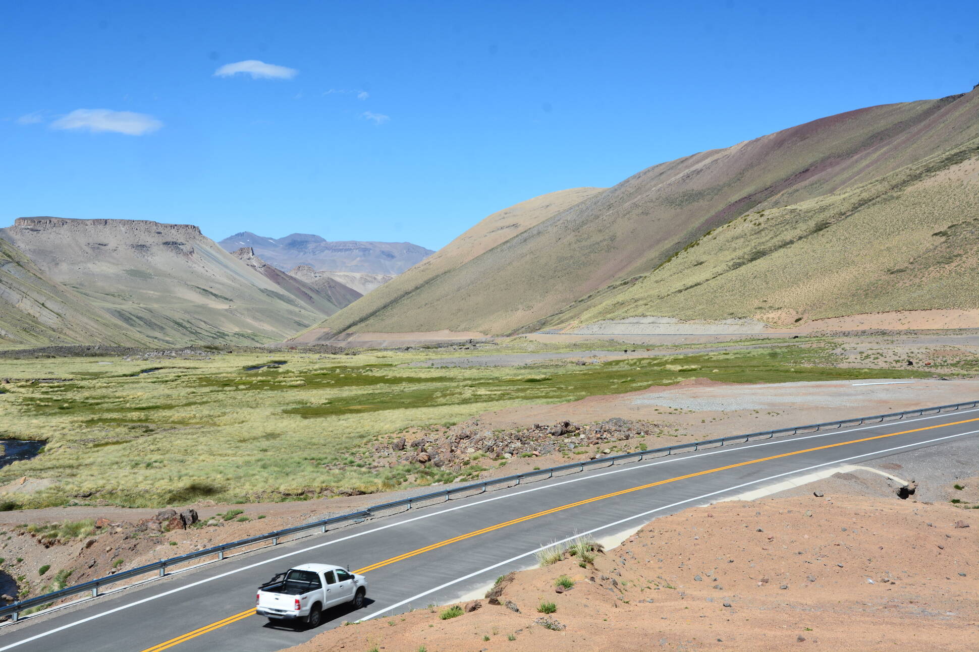 Finalizó la pavimentación de la Ruta Nacional 145 en un paso internacional hacia Chile