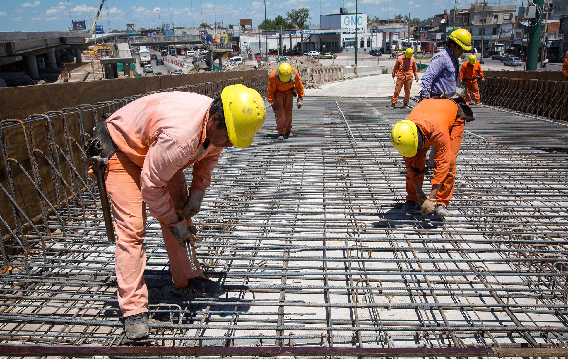 Avanzan las obras del viaducto en Puente la Noria