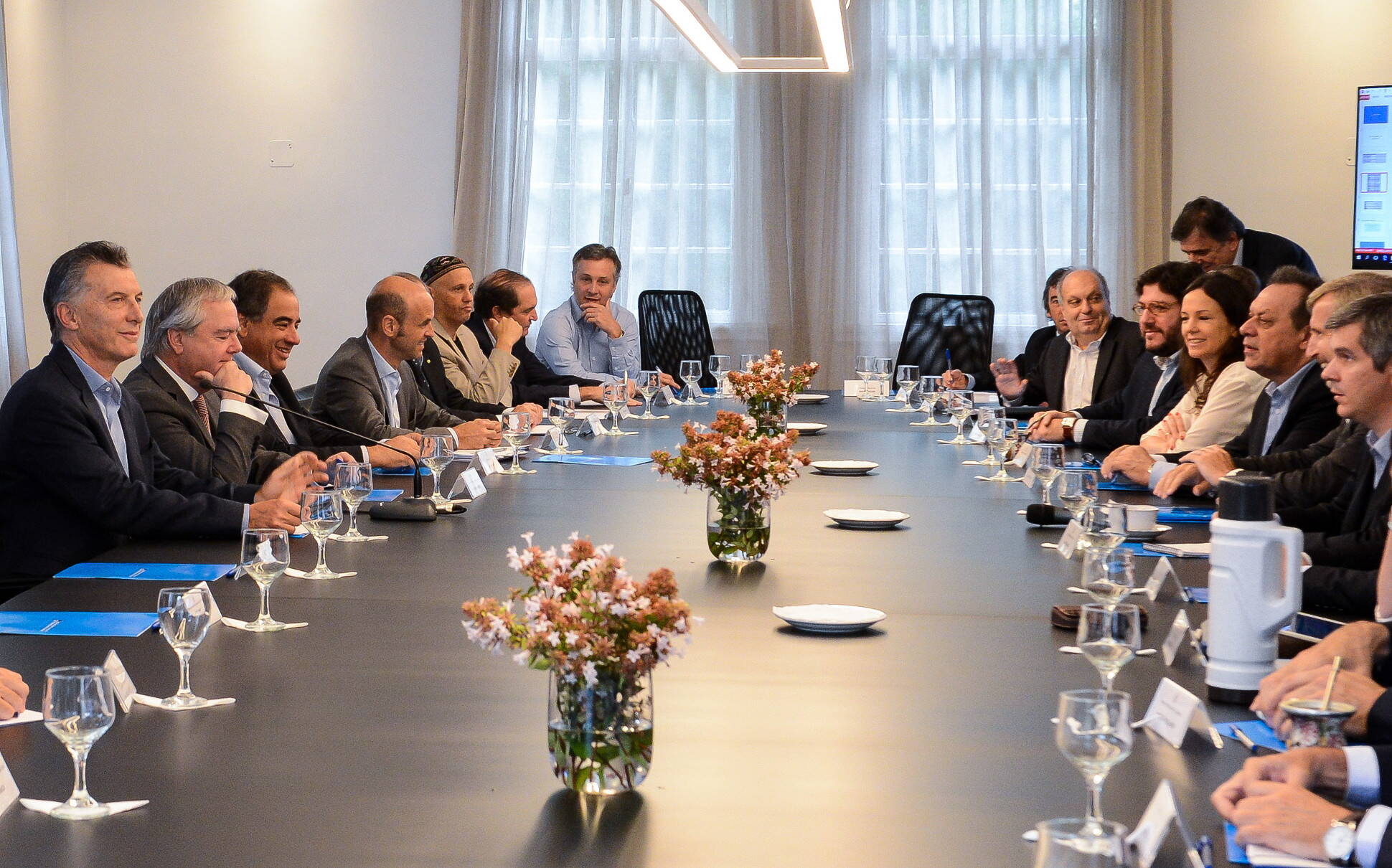 Reunión de Gabinete en Olivos