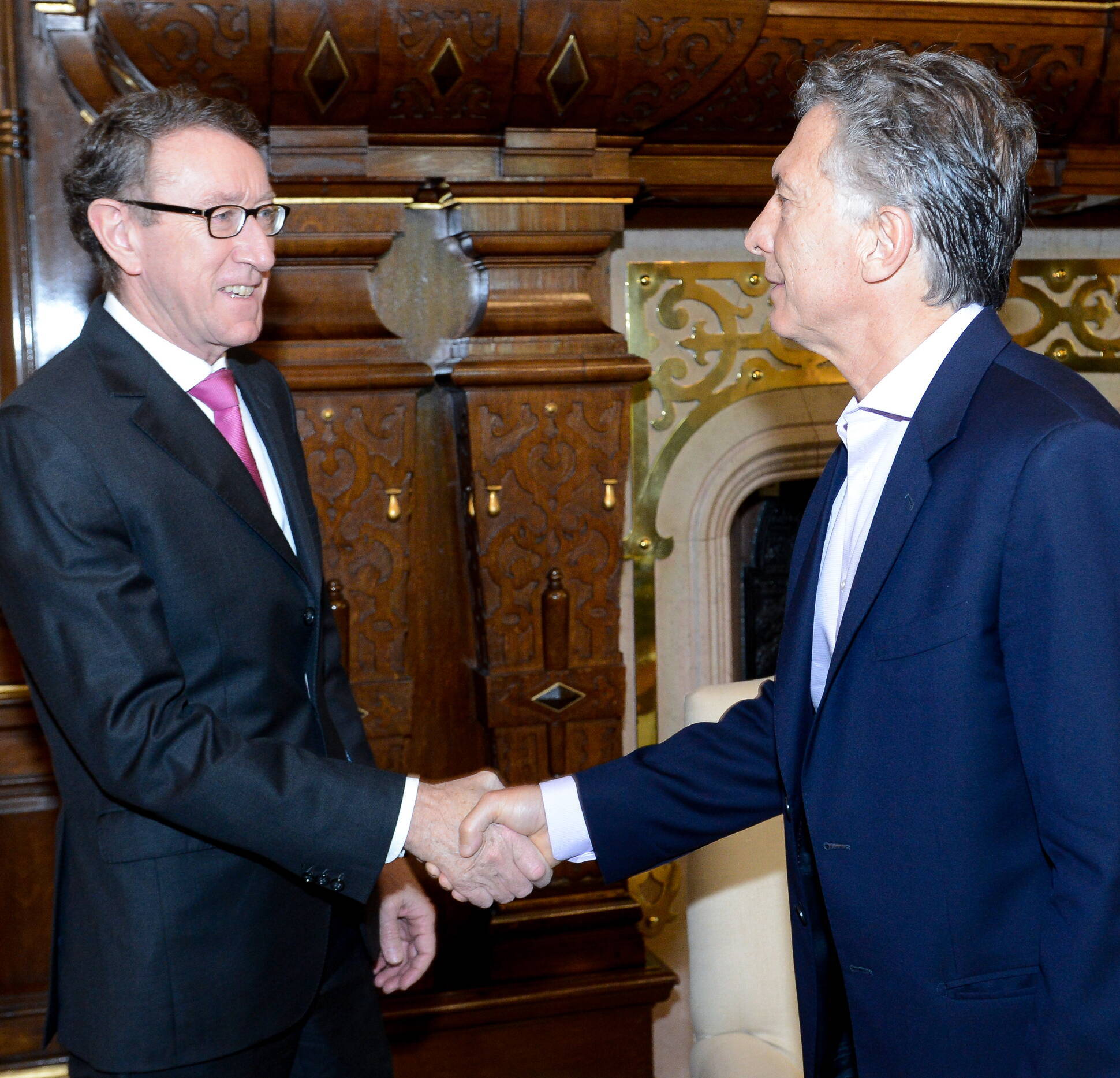 El presidente Macri recibió al director ejecutivo del banco Credite Agricole