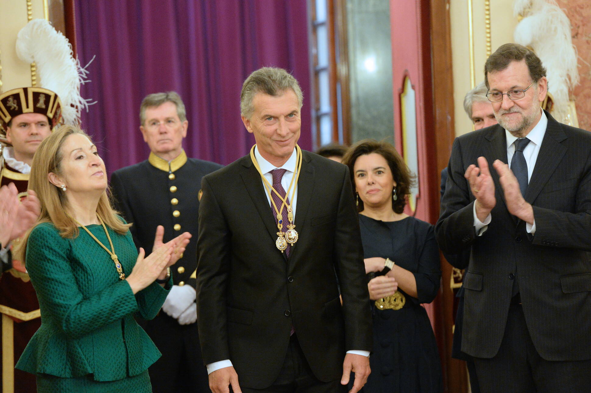Mauricio Macri habló ante el Parlamento español
