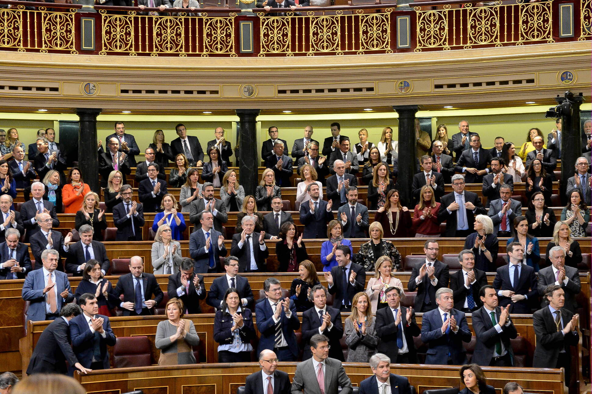 Mauricio Macri habló ante el Parlamento español