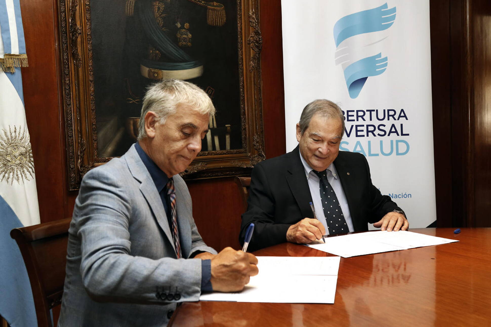 Los ministros de Salud de la Nación y de Santiago del Estero, Jorge Lemus y Luis Martínez