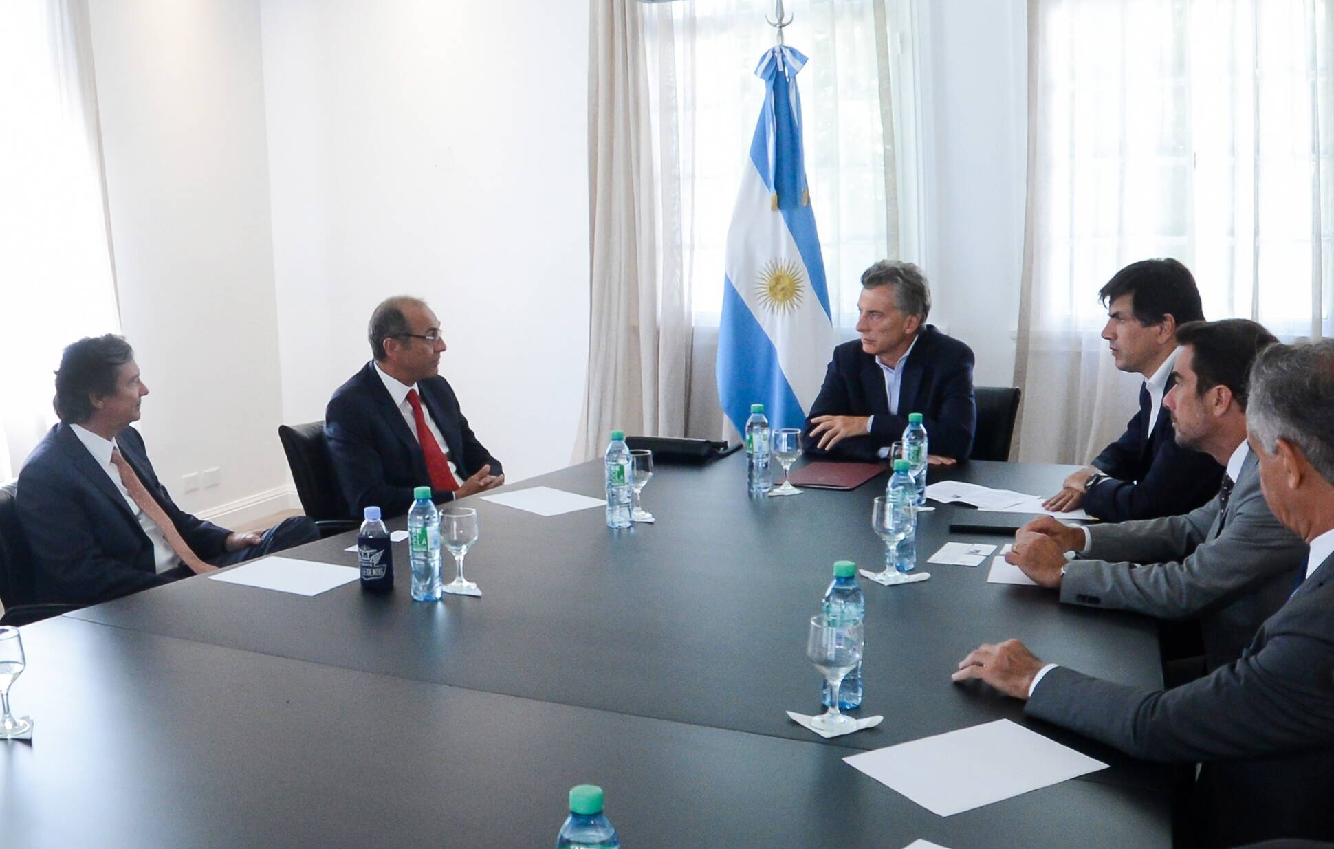 Mauricio Macri recibió a los principales accionistas de la empresa Pentanova