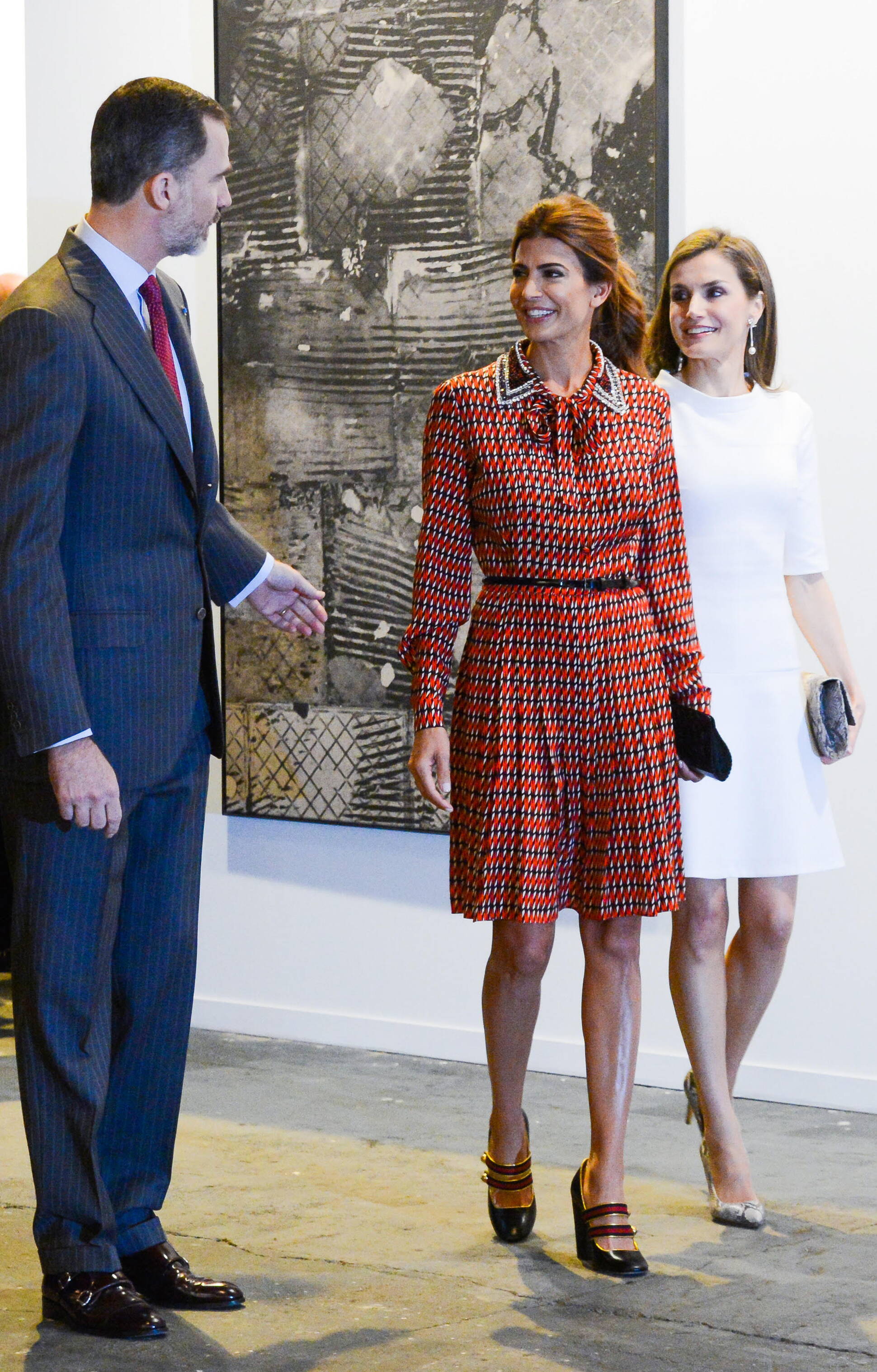 Juliana Awada recorrió la Feria ARCOmadrid 2017