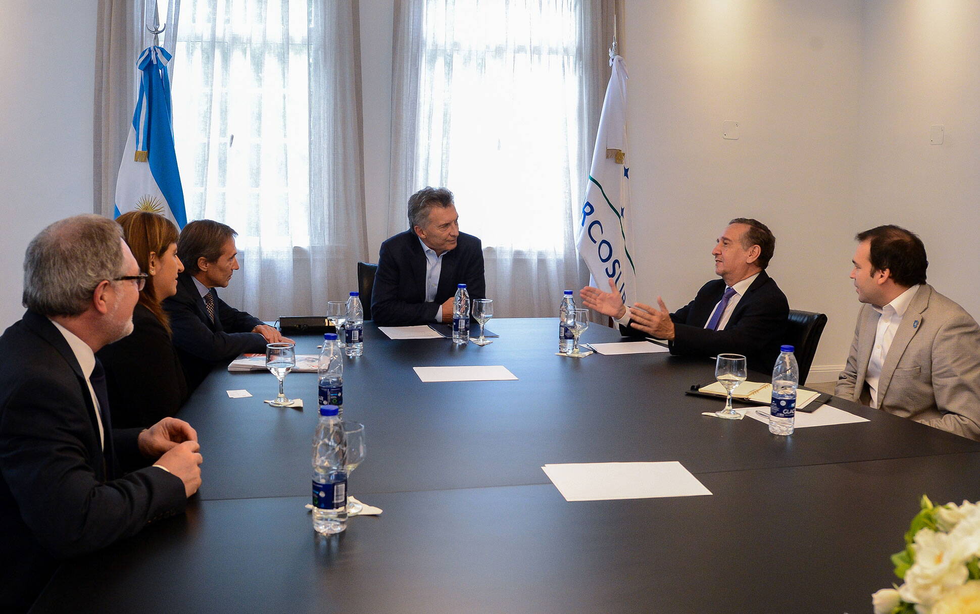 El presidente Macri recibió a autoridades del laboratorio británico GSK