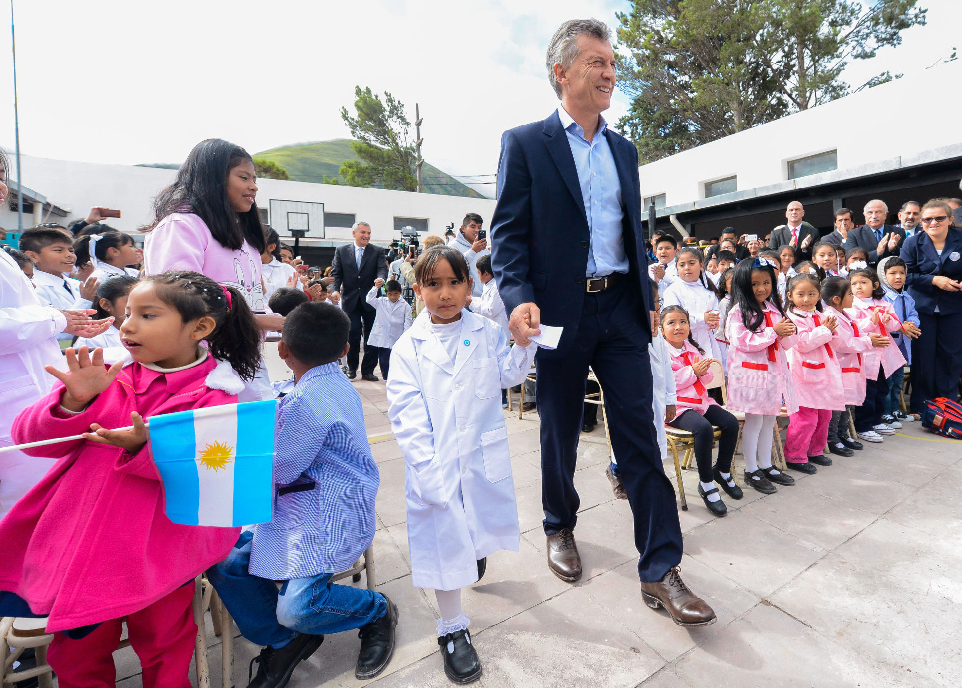 El Presidente encabezó el acto central de inicio del ciclo lectivo