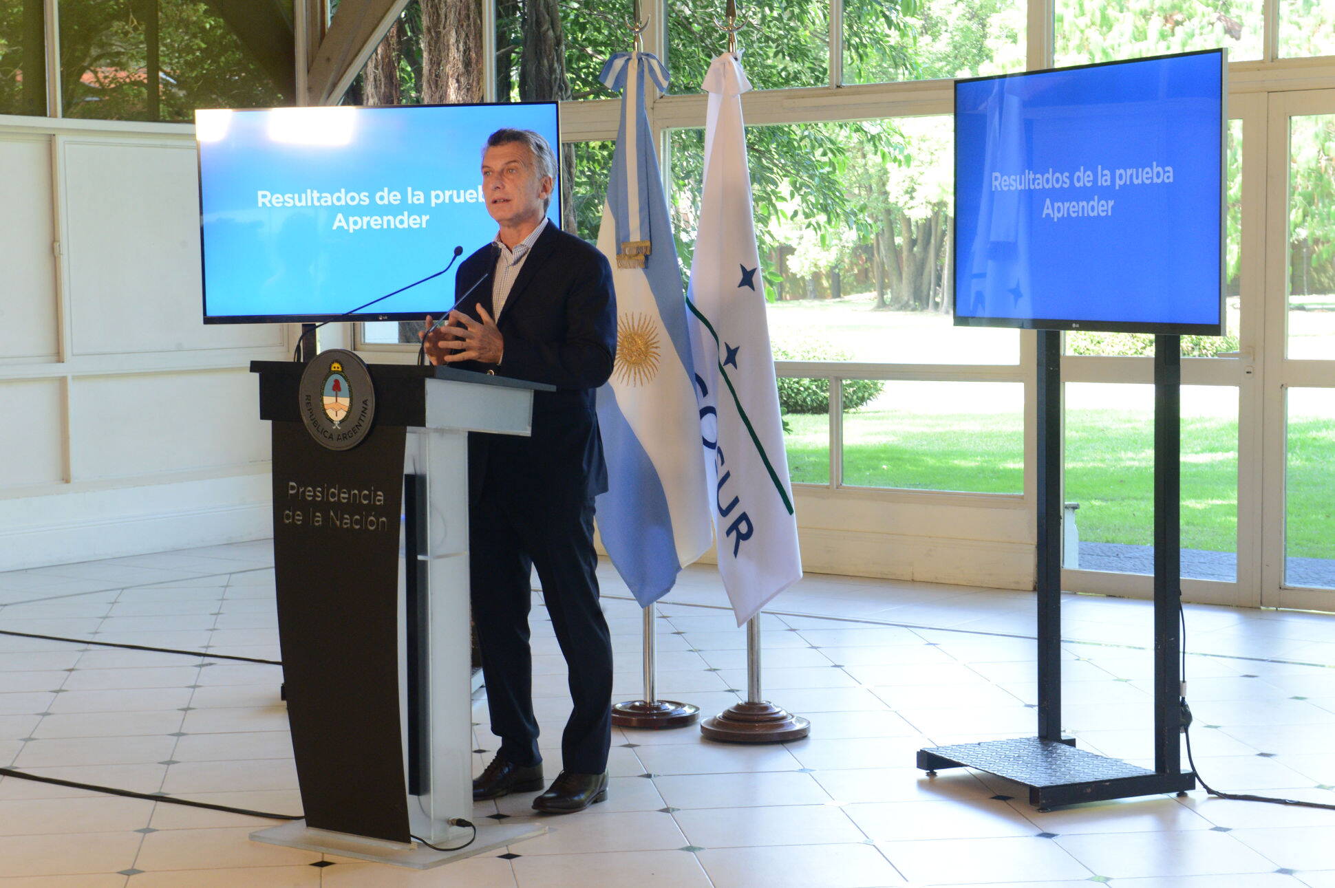 El Presidente anunció el envío al Congreso de un proyecto para mejorar la calidad educativa