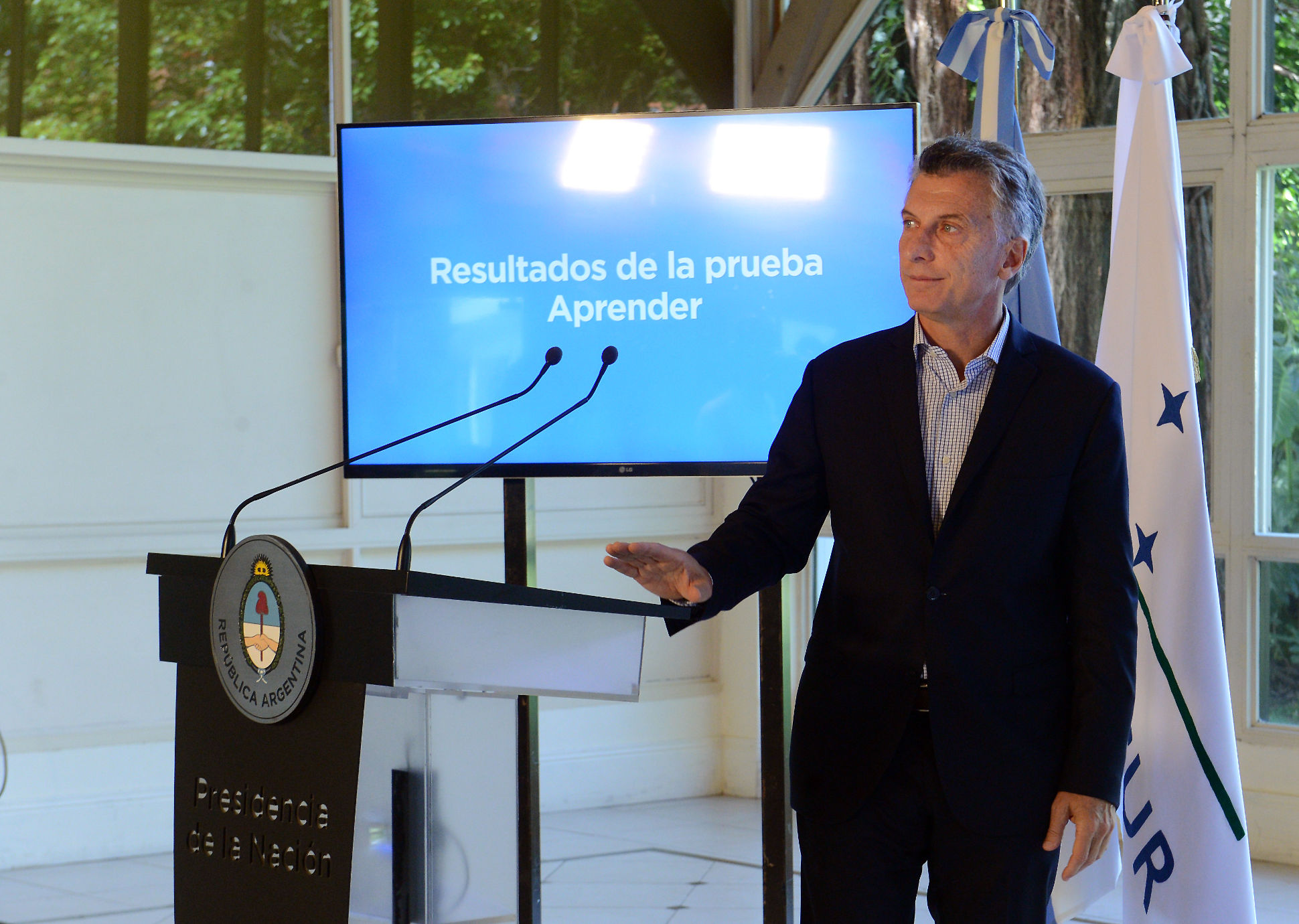 El Presidente anunció el envío al Congreso de un proyecto para mejorar la calidad educativa