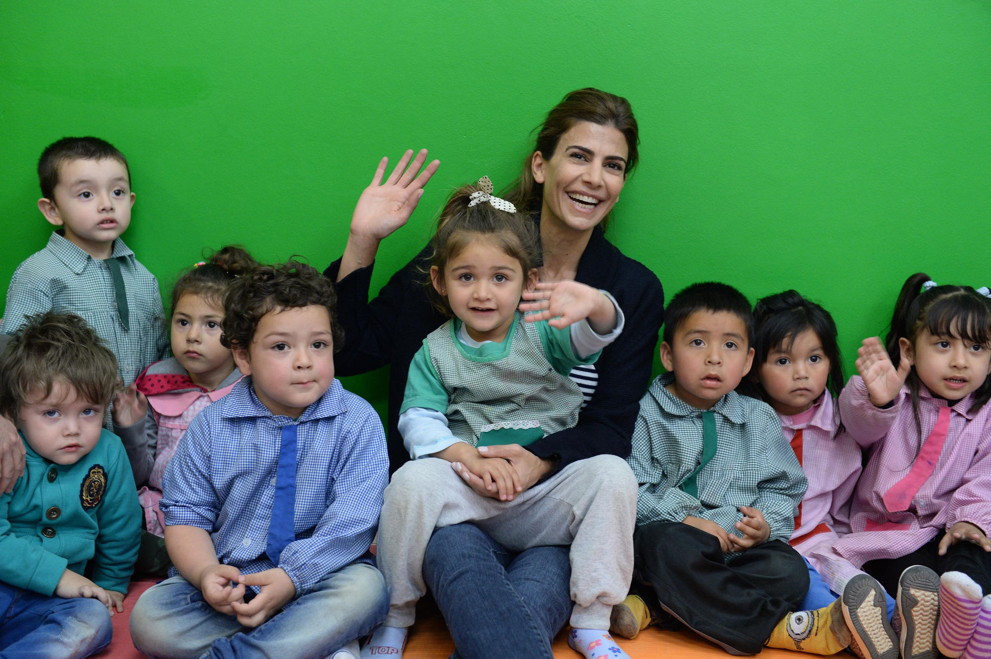 Juliana Awada visitó un Espacio de Primera Infancia en Chubut