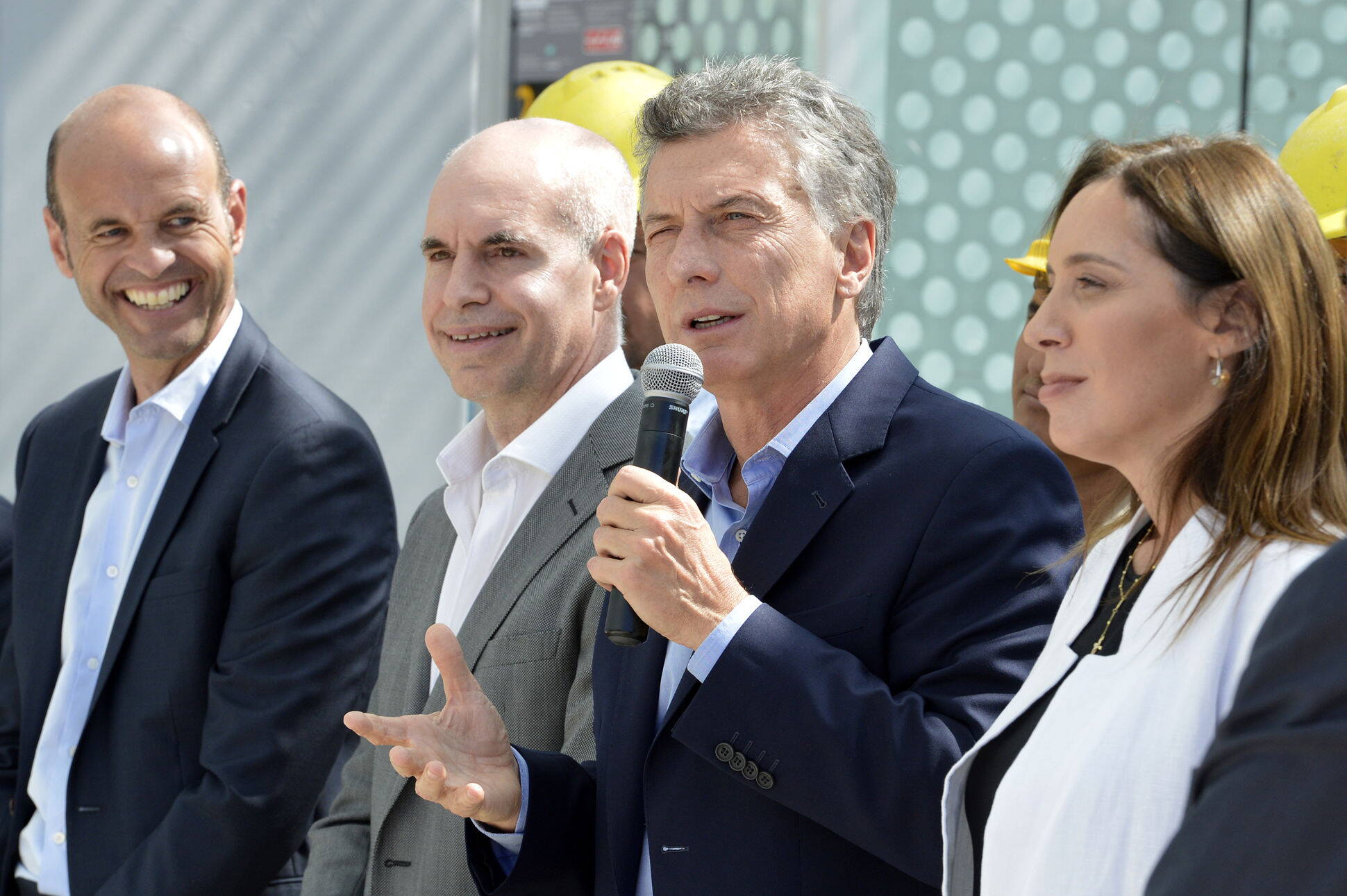 El Presidente inauguró el Centro de Trasbordo Constitución