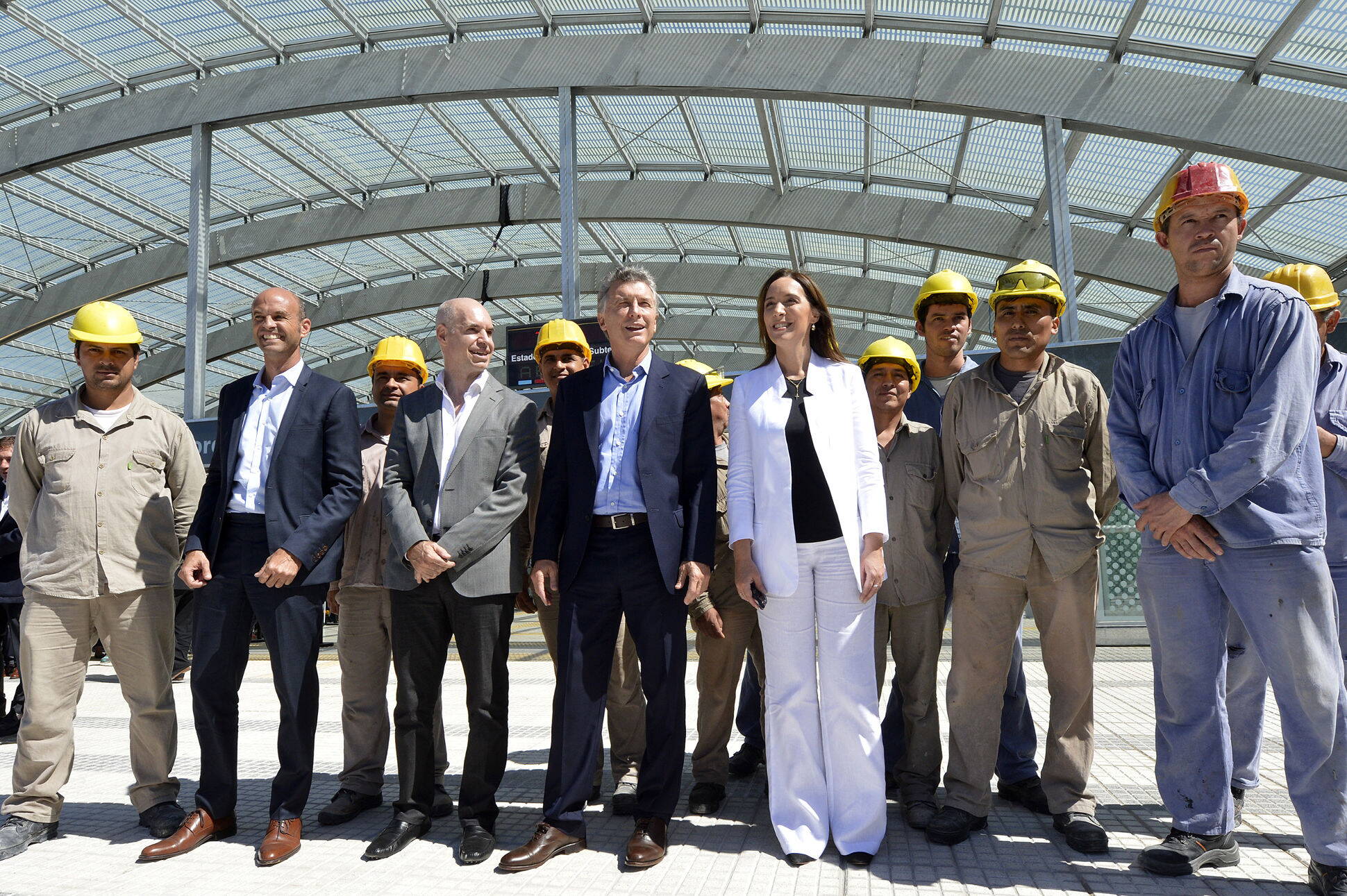 El Presidente inauguró el Centro de Trasbordo Constitución