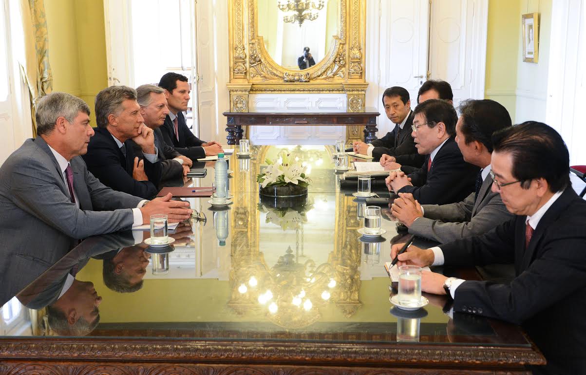 El presidente Macri recibió al titular de la empresa japonesa Mitsui