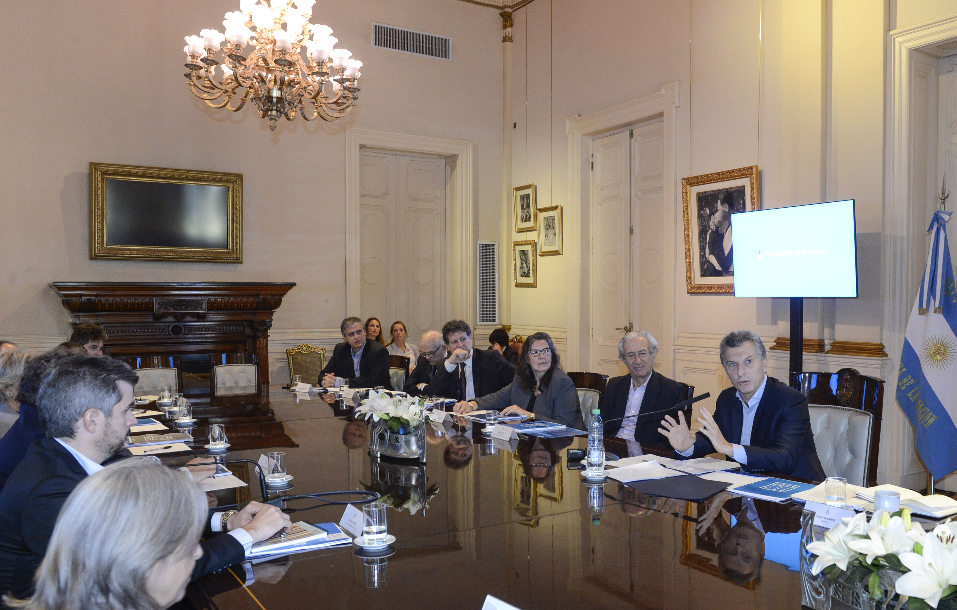 El Presidente participó de una reunión del Consejo Argentina 2030