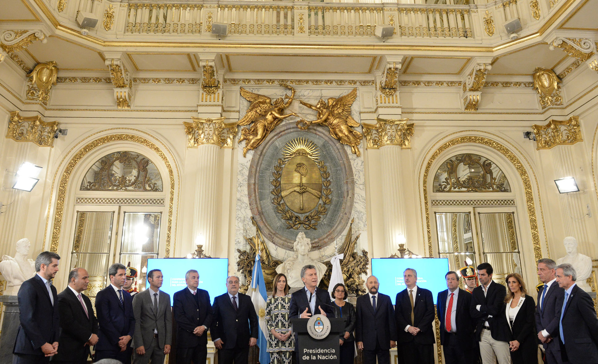 El presidente Macri presentó el Compromiso Federal para la Modernización del Estado