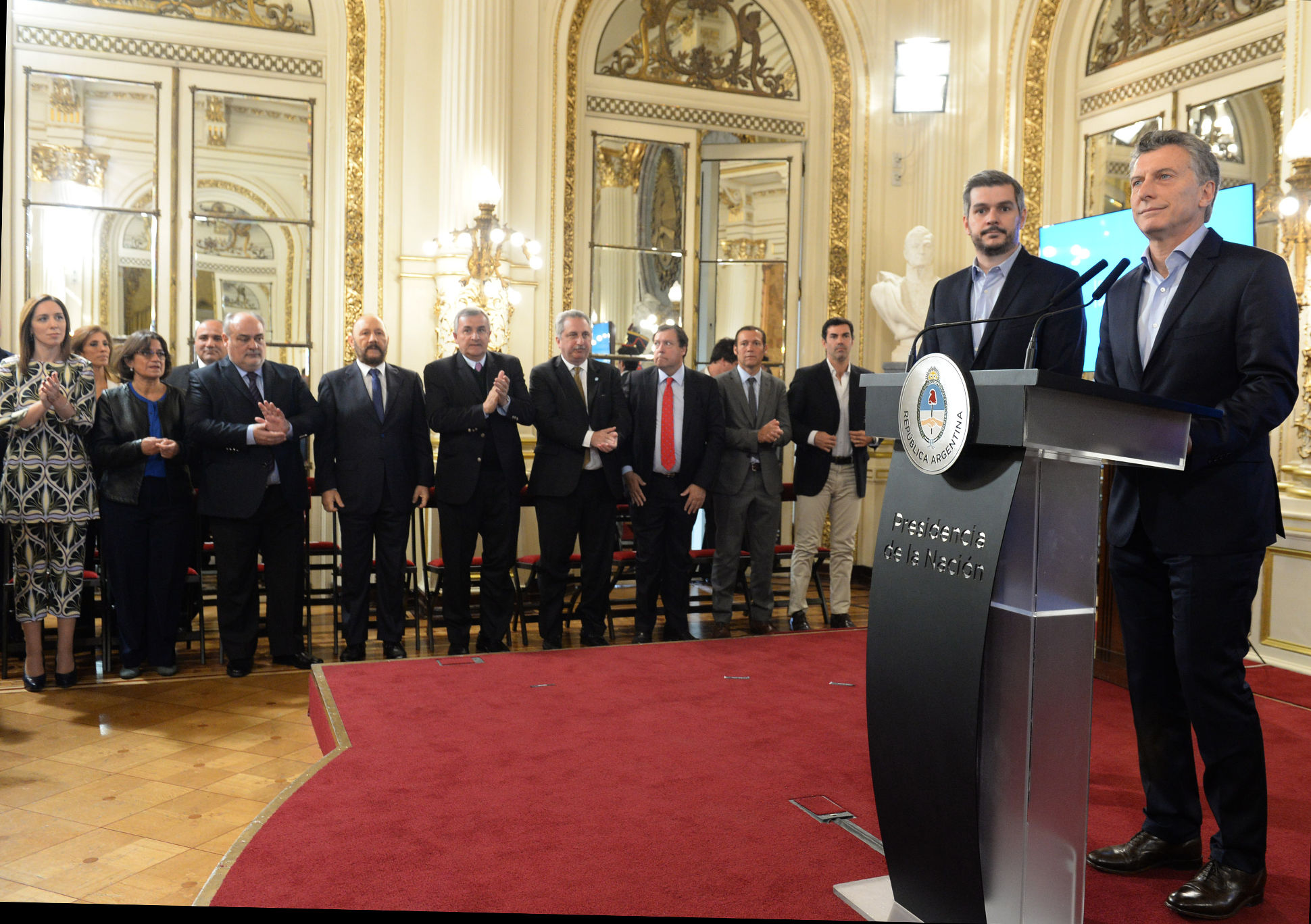 El presidente Macri presentó el Compromiso Federal para la Modernización del Estado