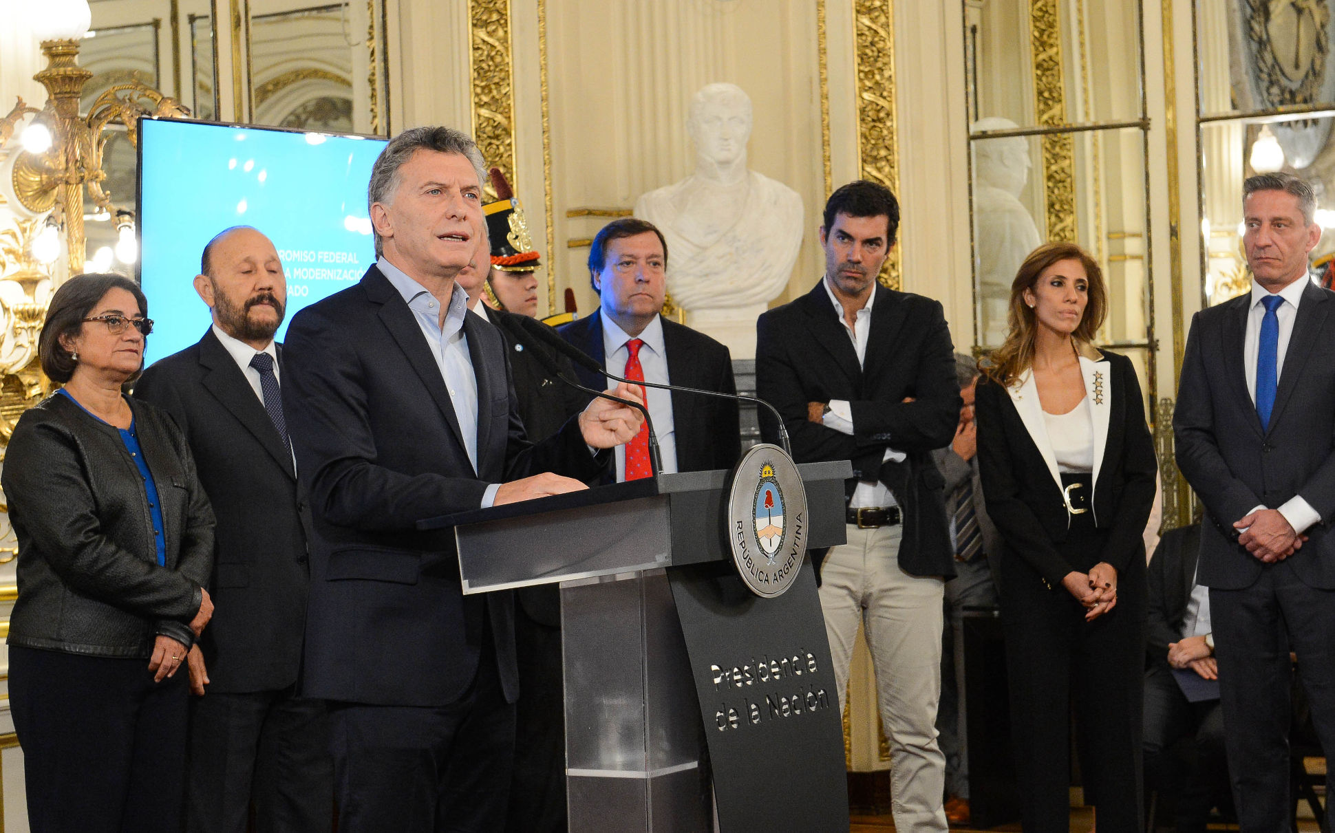 El presidente Macri presentó el Compromiso Federal para la Modernización del Estado