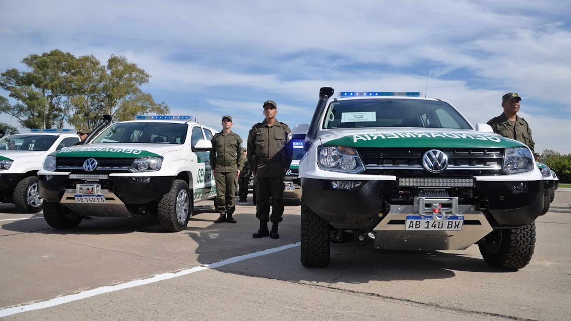 La Gendarmería Nacional adquirió 180 nuevas camionetas