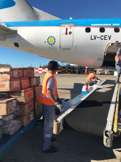 El Gobierno envió 5000 kilos de alimentos a Comodoro, declarada “zona de desastre”