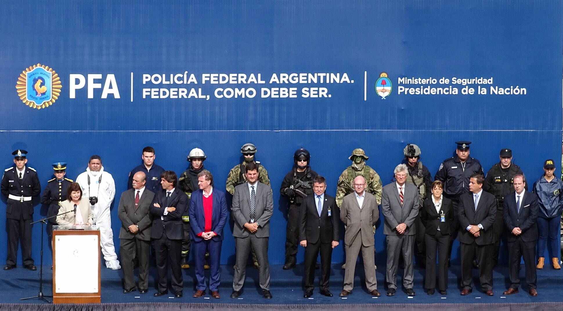 El Ministerio de Seguridad presentó nuevo esquema de la Policía Federal