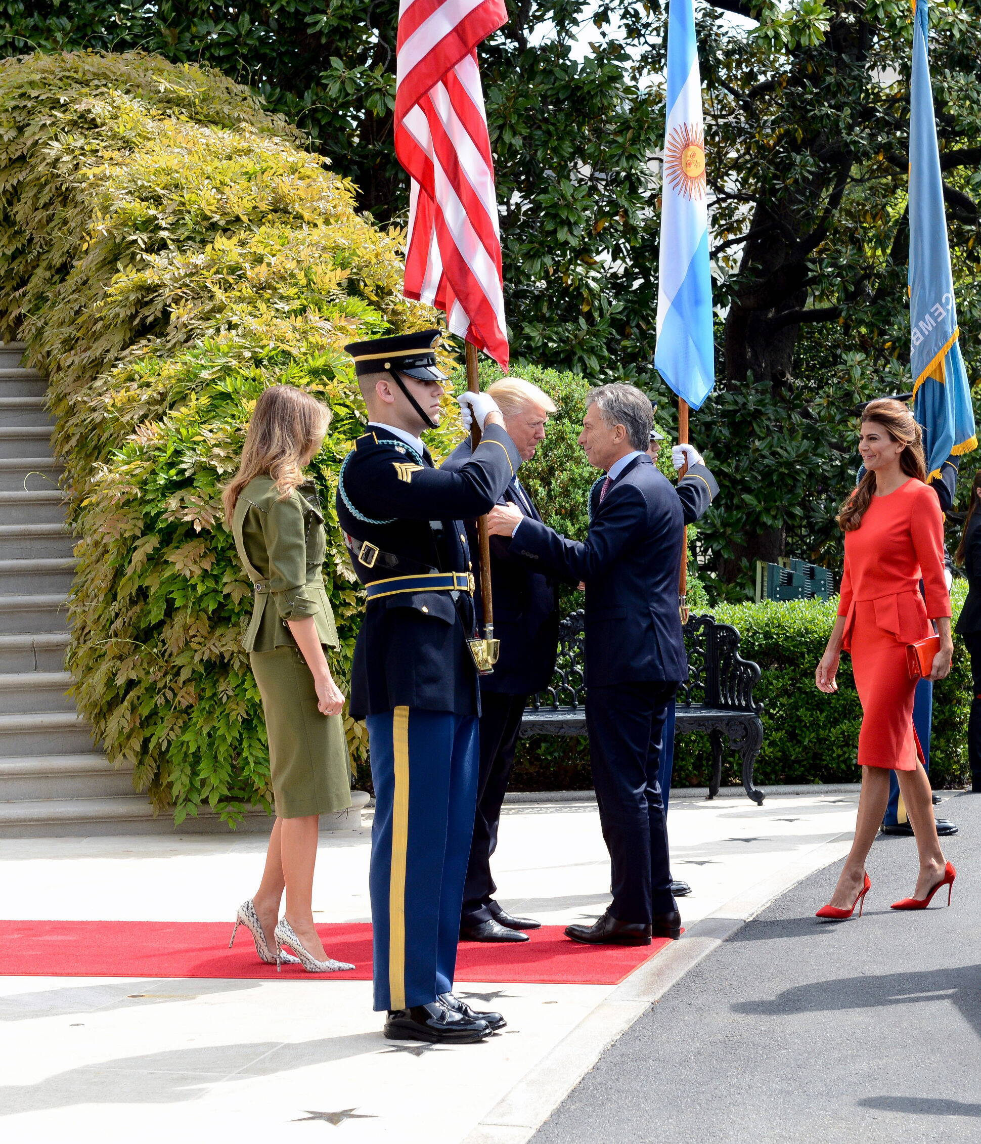 Juliana Awada: Trump respaldó mucho a Mauricio