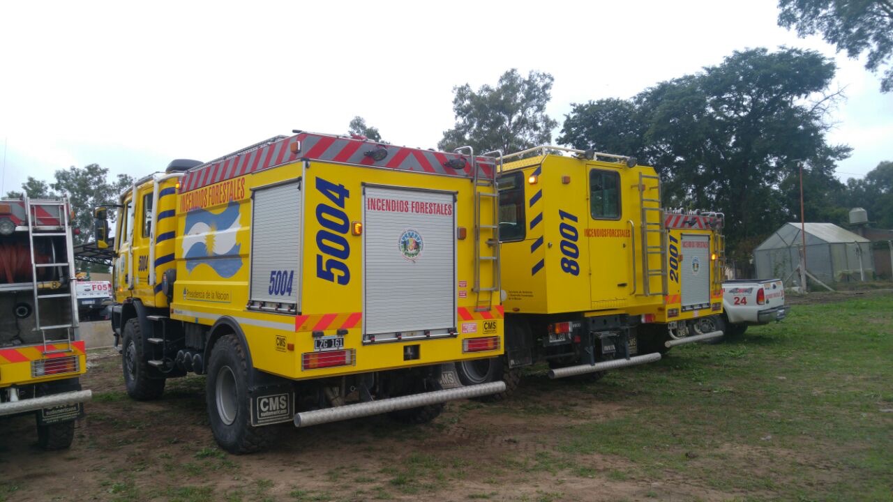 Se inauguraron tres bases para combatir incendios forestales en Jujuy