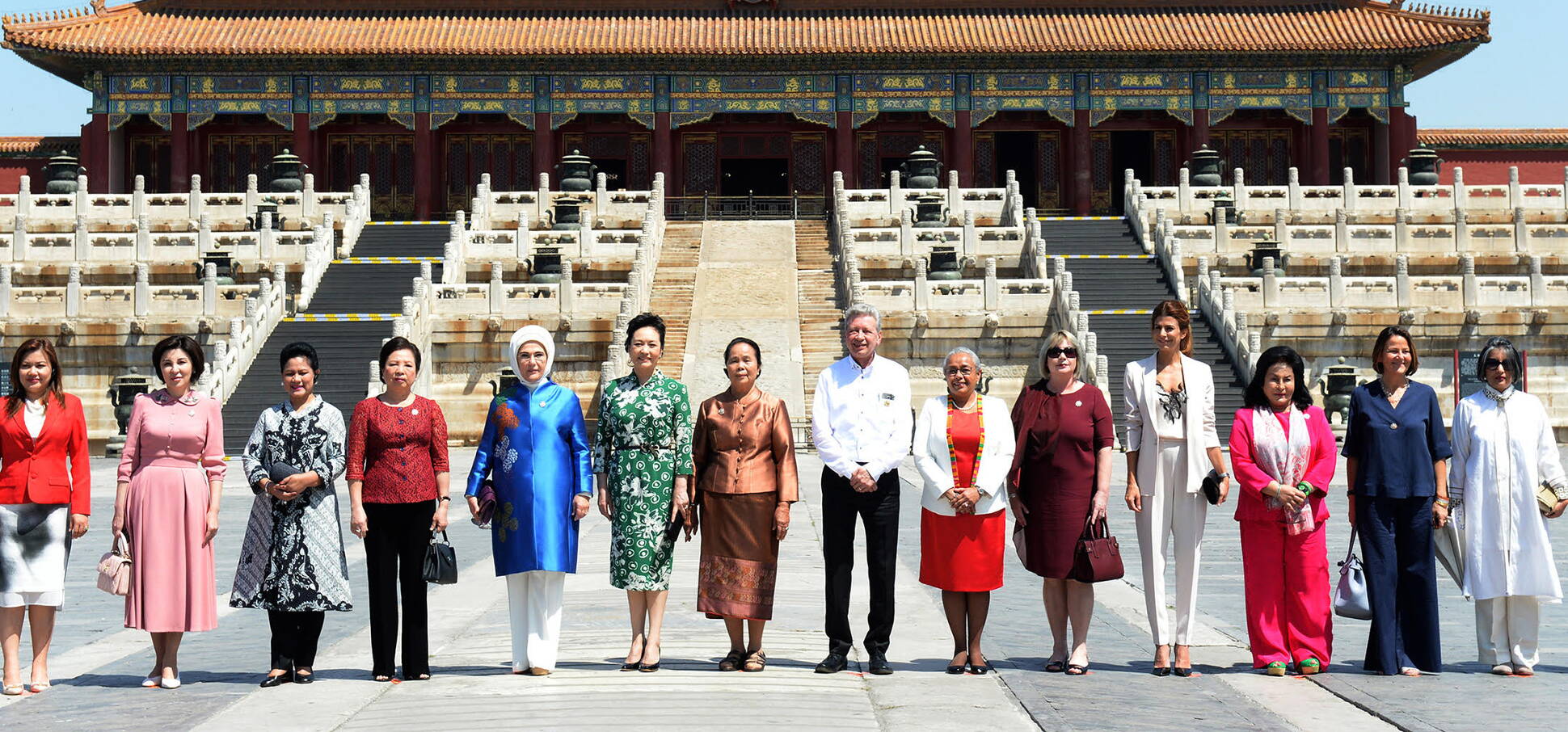 Invitada por la Primera Dama china, Juliana Awada recorrió la Ciudad Prohibida