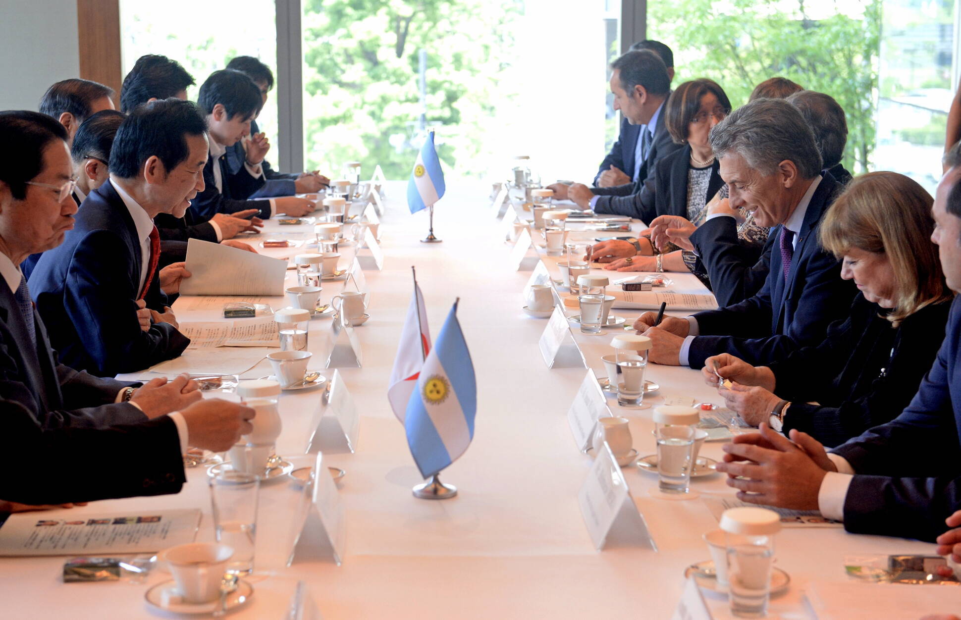 El Presidente se reunió con la Liga Parlamentaria de Amistad Japón - Argentina