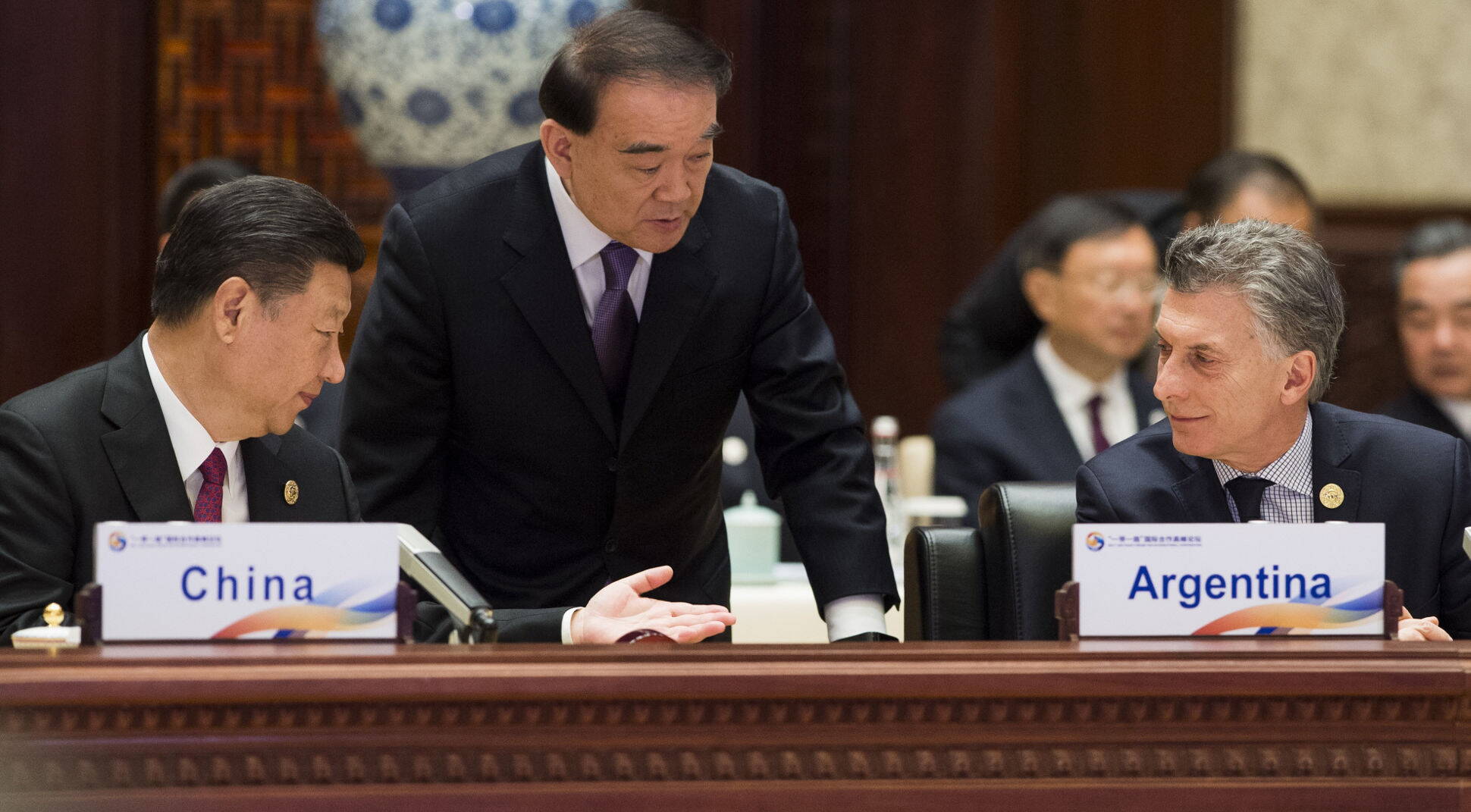 El Presidente expuso en el foro “Una Franja y una Ruta para la Cooperación Internacional”