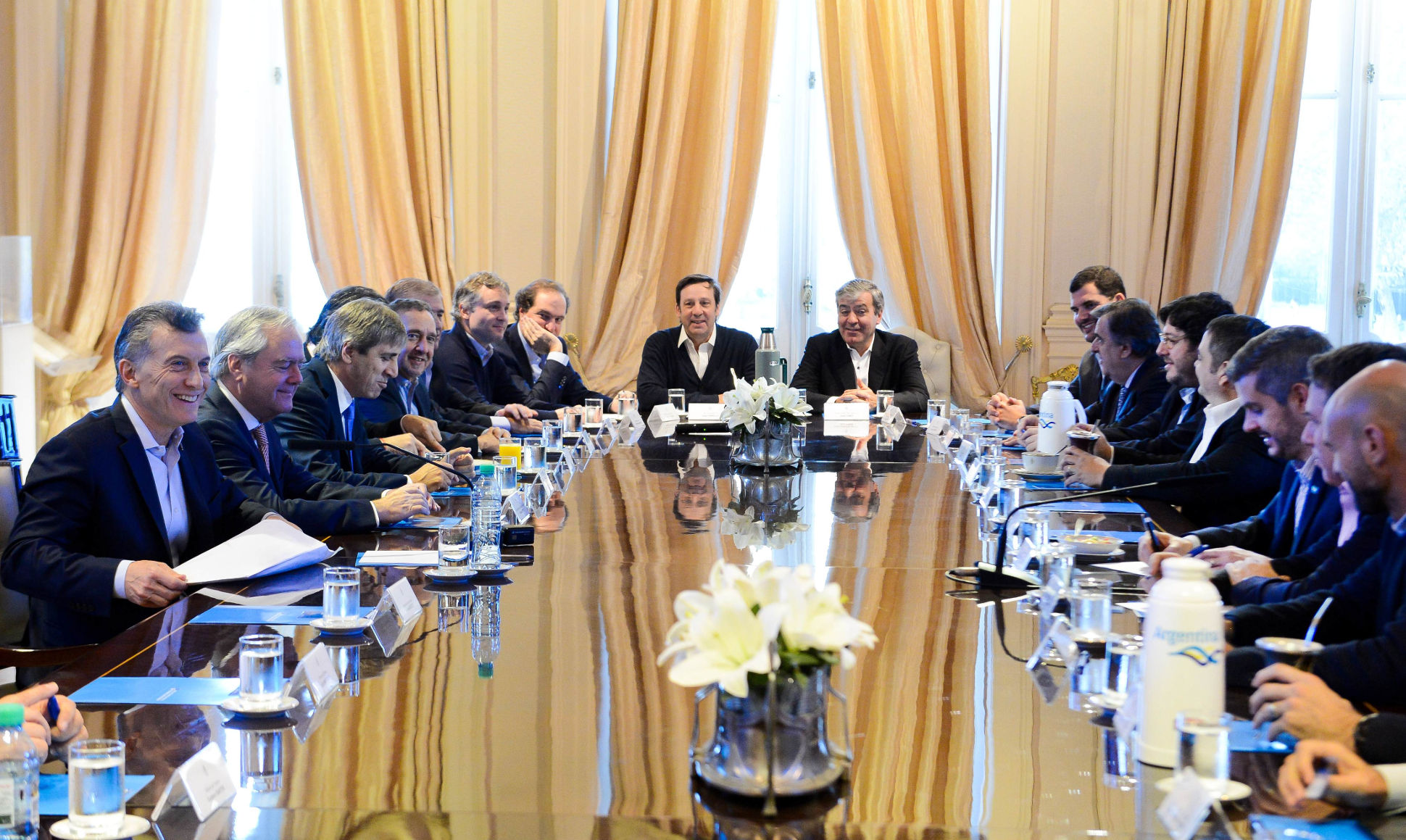 El Presidente encabezó una reunión de Gabinete
