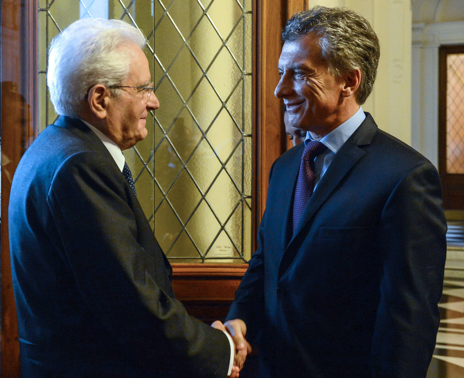 Mauricio Macri recibió al presidente de Italia