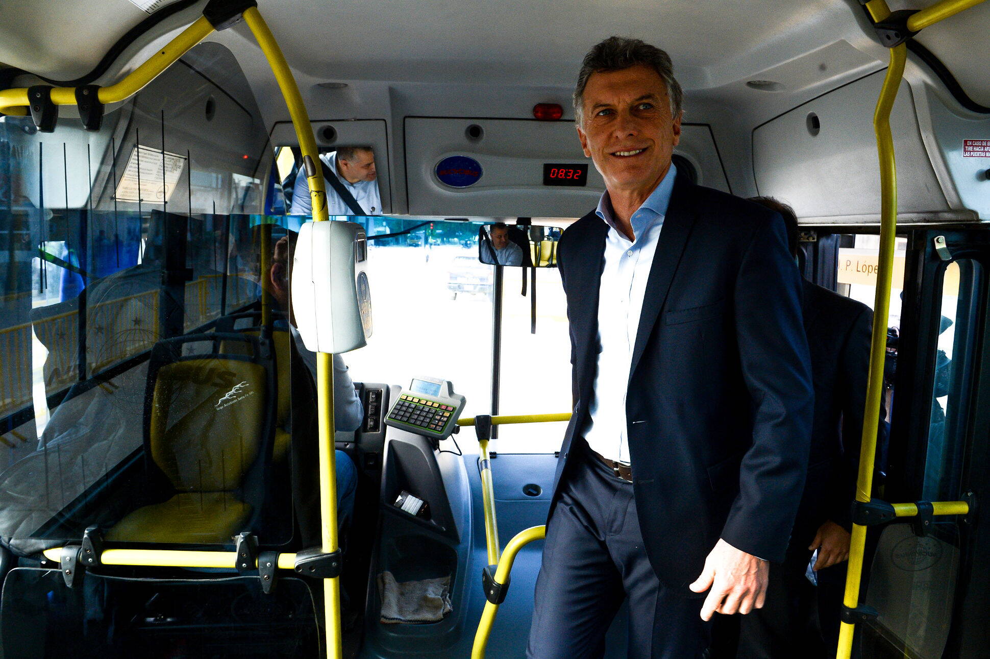 El Presidente encabezó la inauguración del Metrobus de Santa Fe