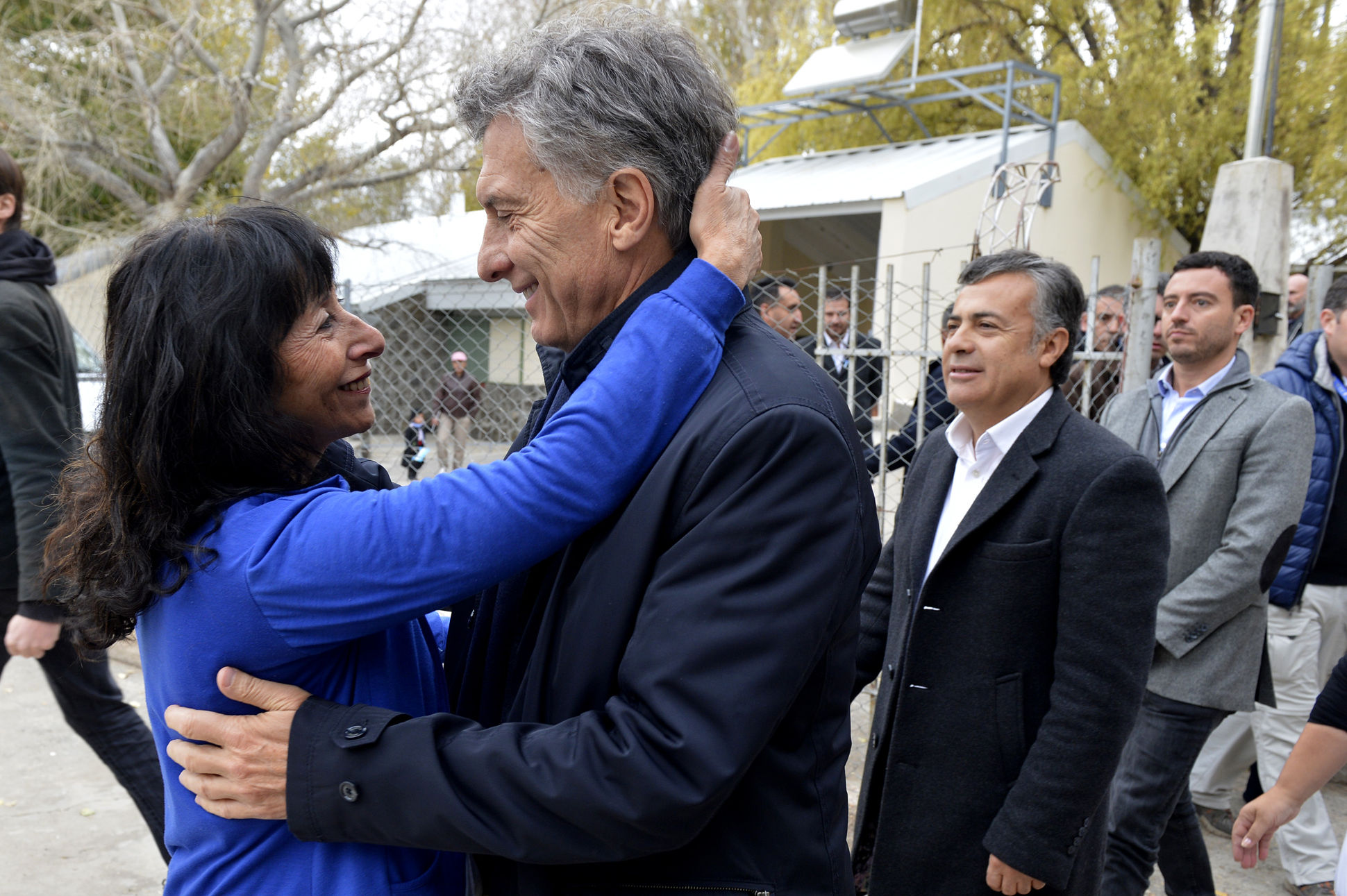 Macri visitó un pueblo que accedió por primera vez a Internet