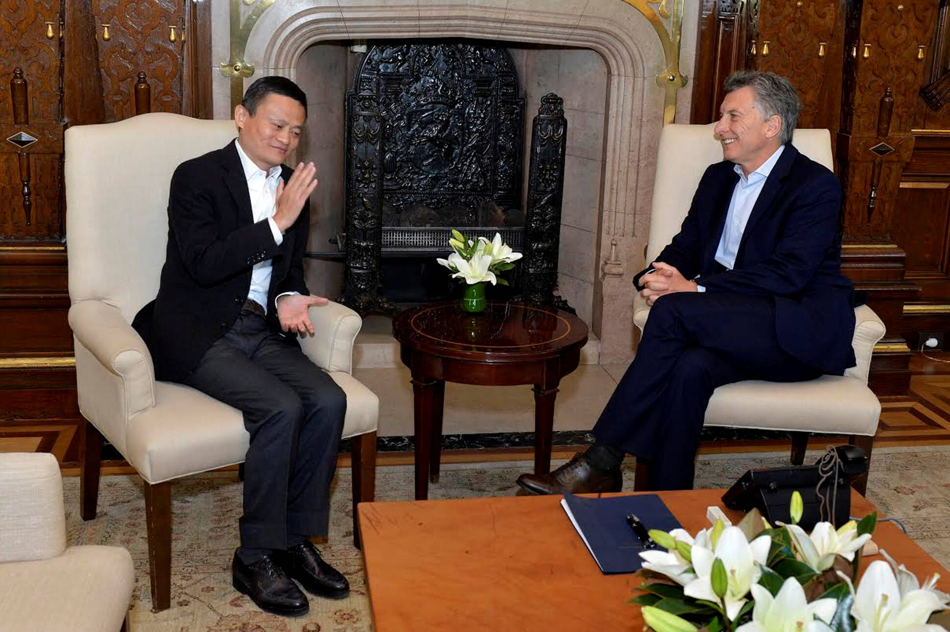 Macri recibió al empresario chino Jack Ma, fundador y presidente de Alibaba