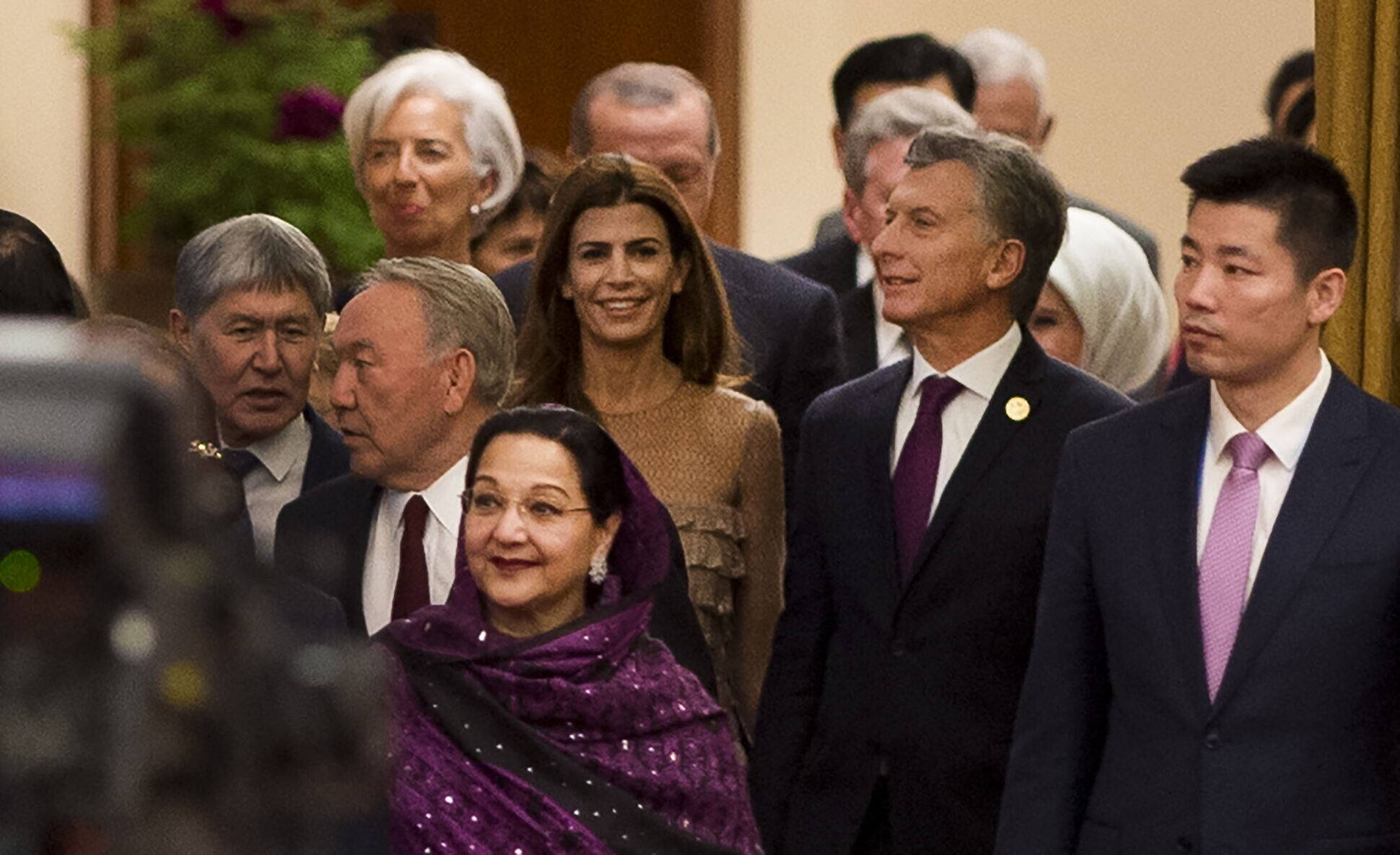 Mauricio Macri asistió a una recepción ofrecida por su par de China