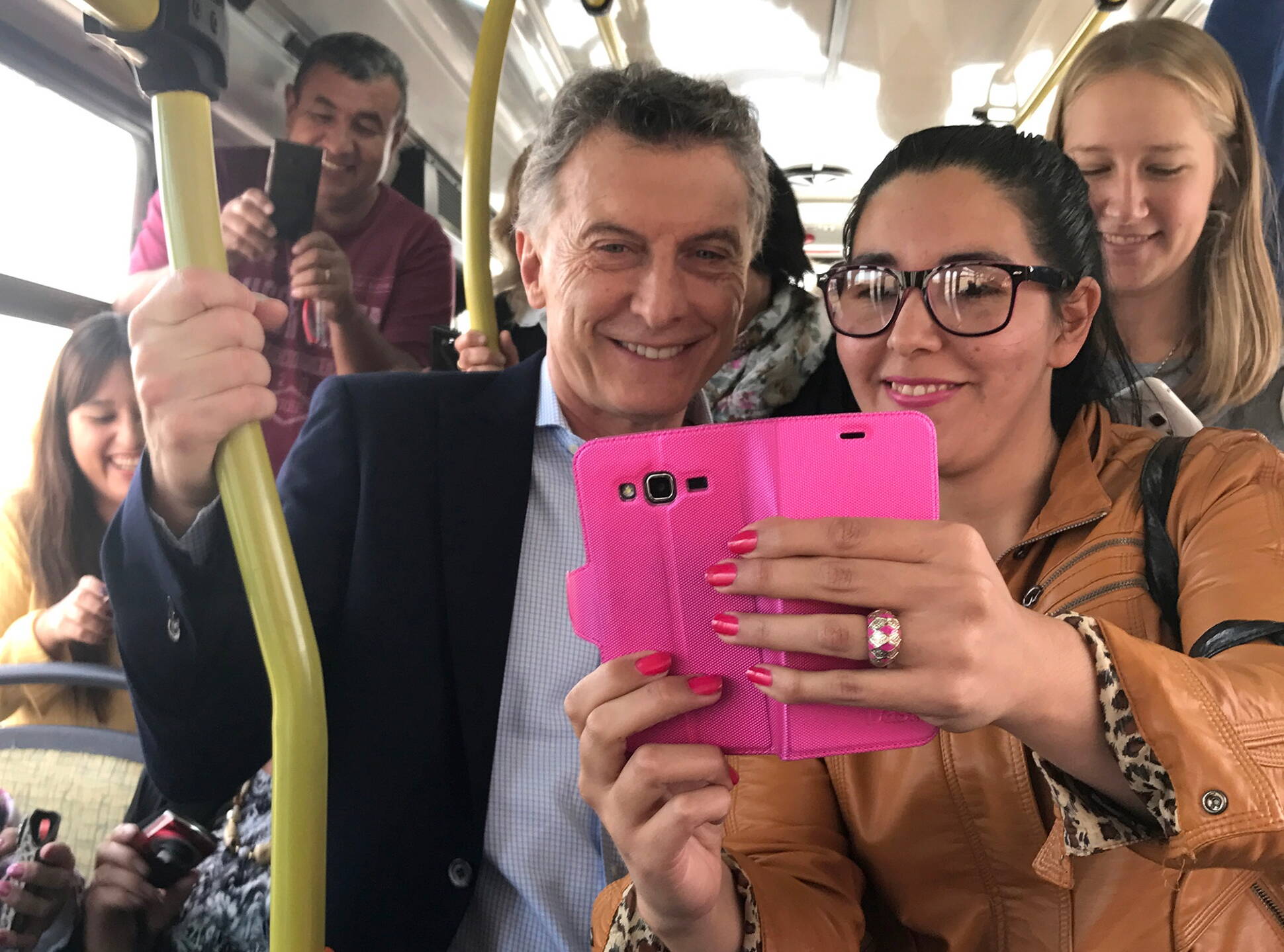 El Presidente inauguró el metrobus de La Matanza