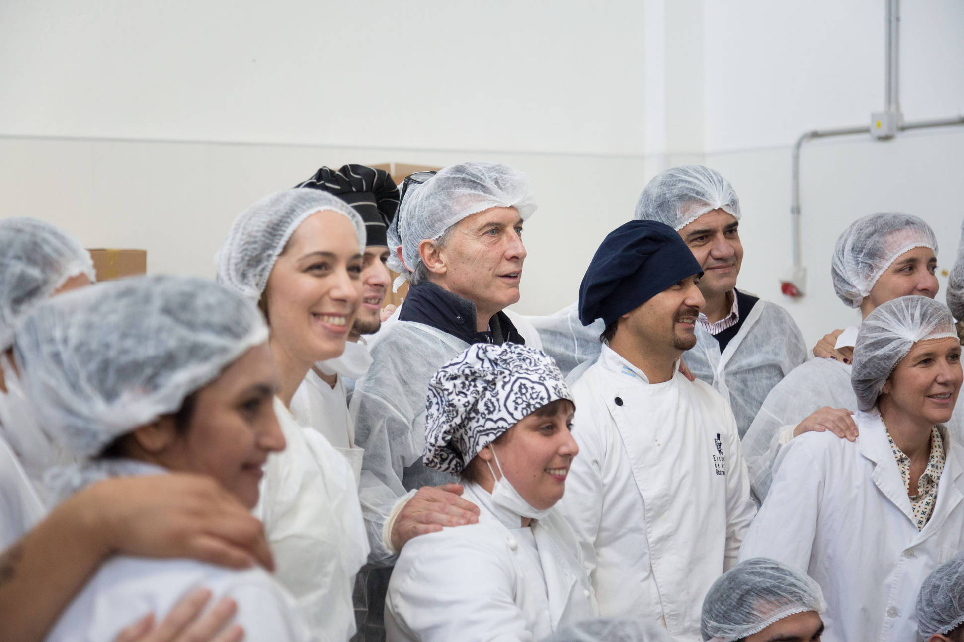 El Presidente visitó una pastelería artesanal en Vicente López