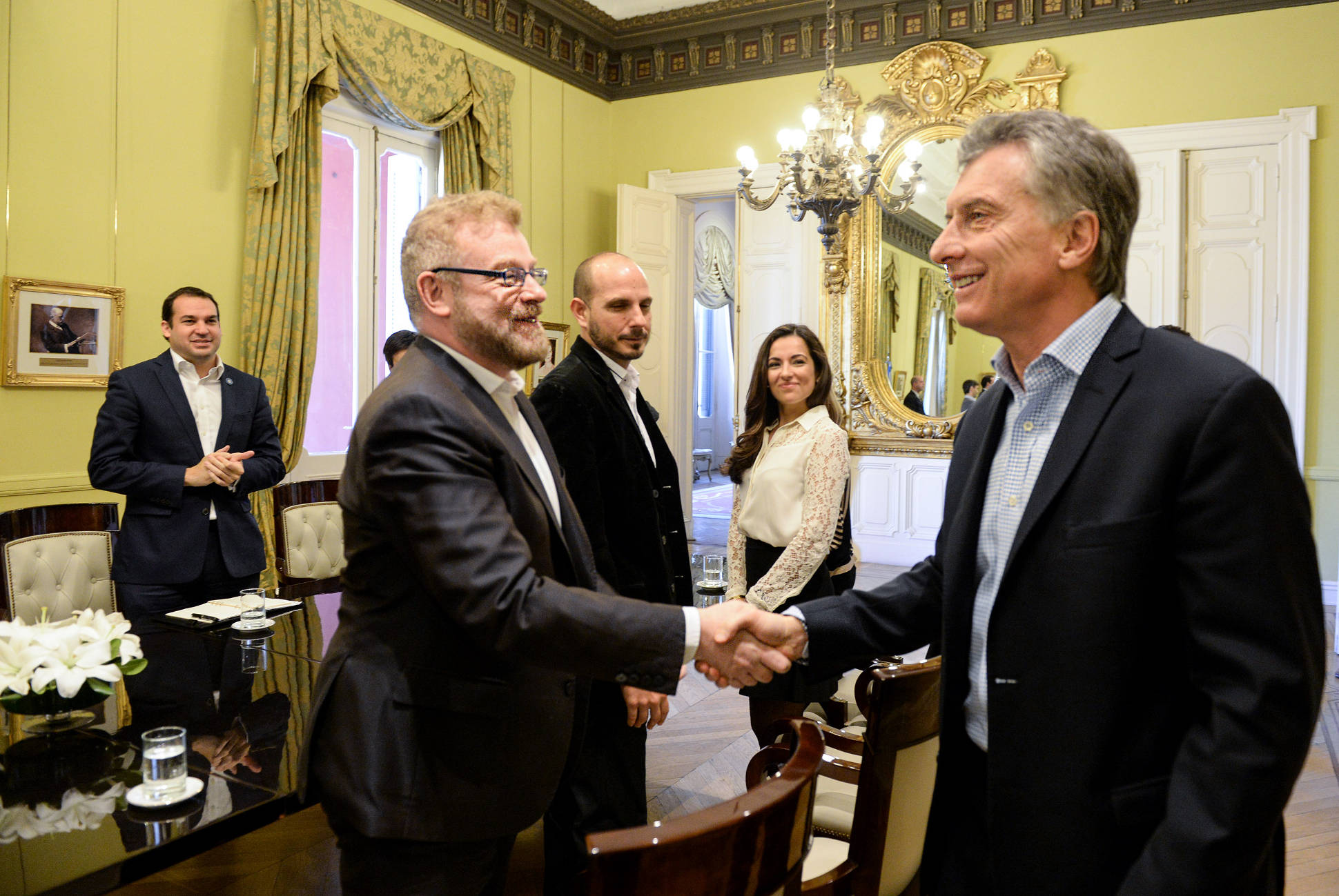 El presidente Macri recibió a investigador del Conicet que integra la Academia de Ciencias de Estados Unidos