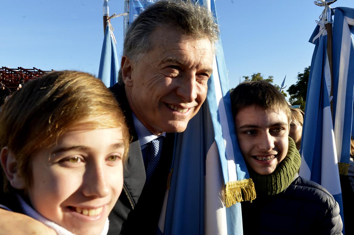 El Presidente invitó a los argentinos a continuar por el camino del progreso