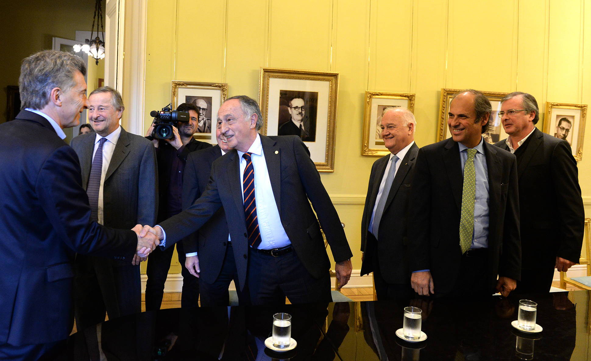 Macri recibió a la nueva conducción de la Unión Industrial Argentina