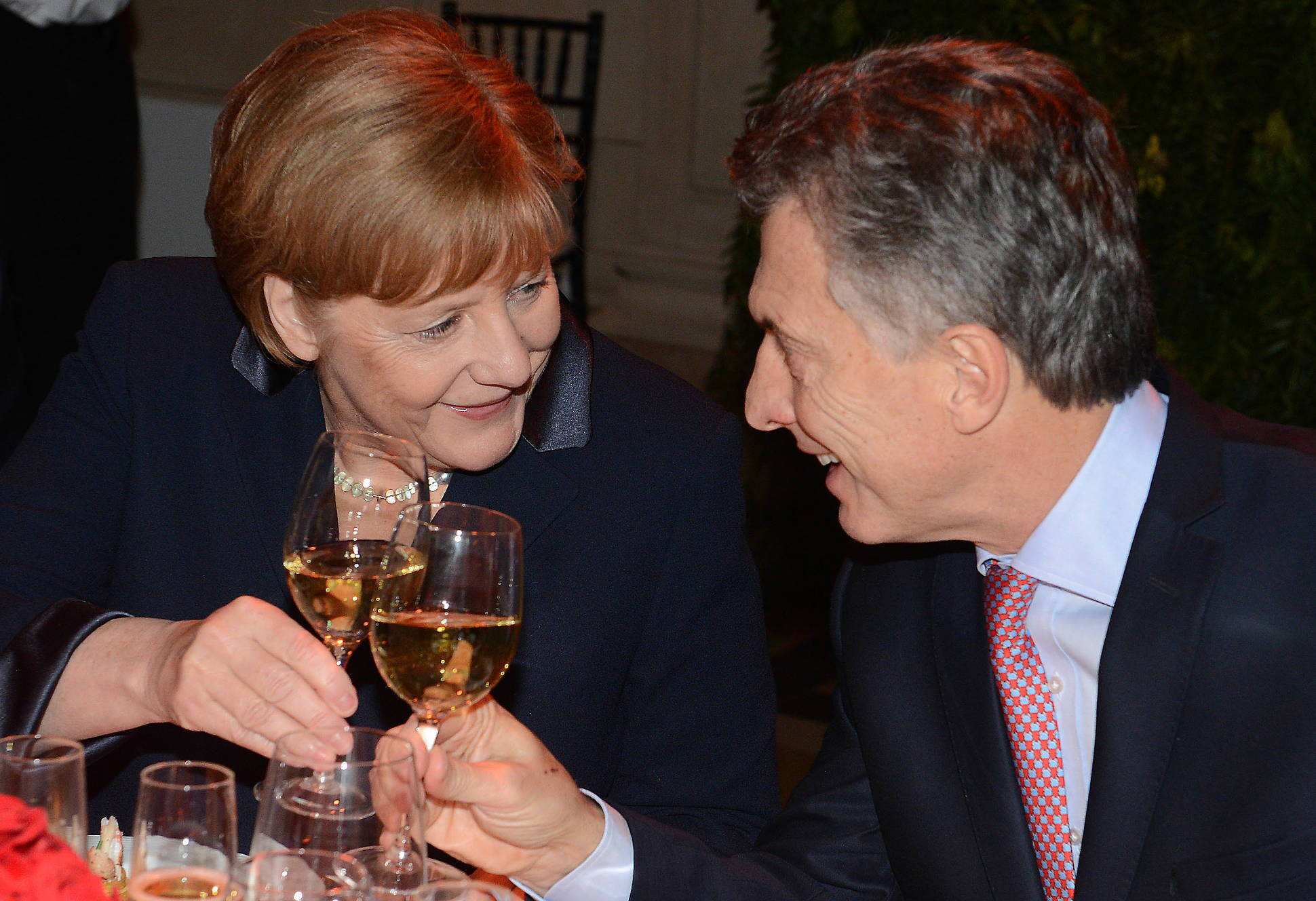 El Presidente ofreció una cena en honor de la canciller Merkel