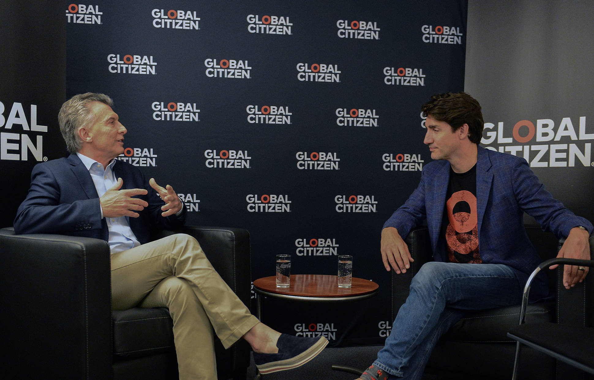 El Presidente se reunió con el primer ministro de Canadá