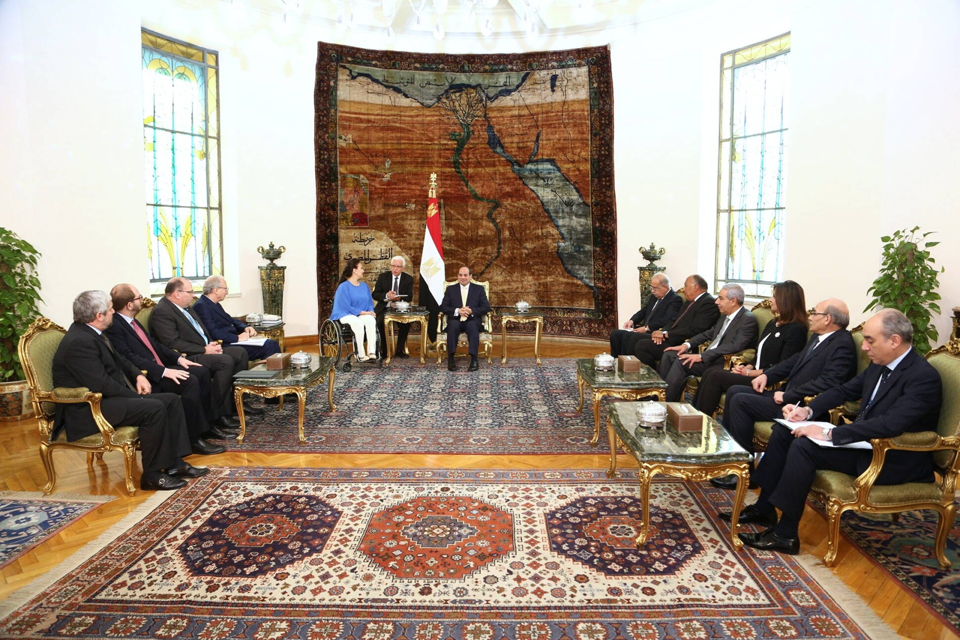 Michetti con el Presidente de Egipto: “Para la Argentina es una gran oportunidad poder abastecer a África de alimentos”