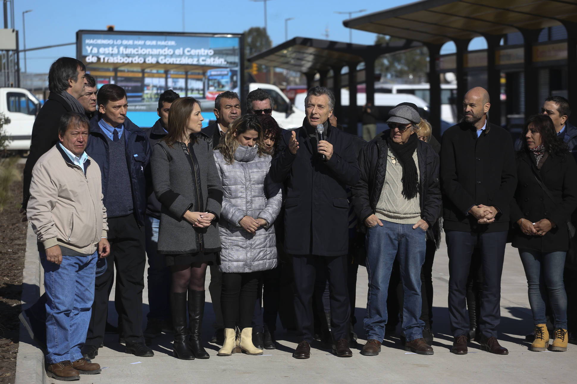 El Presidente inauguró el Centro de Trasbordo de La Matanza